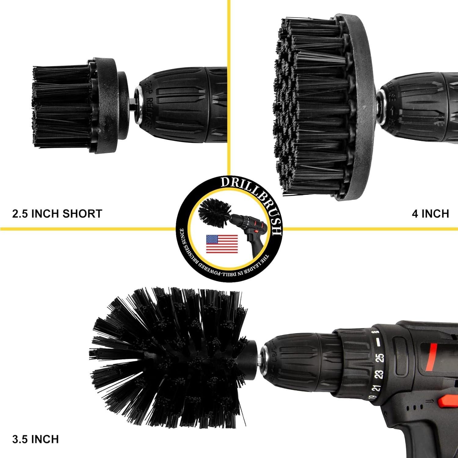 Kit de Accesorios para Taladro OYGLYG 4 Piezas Negro