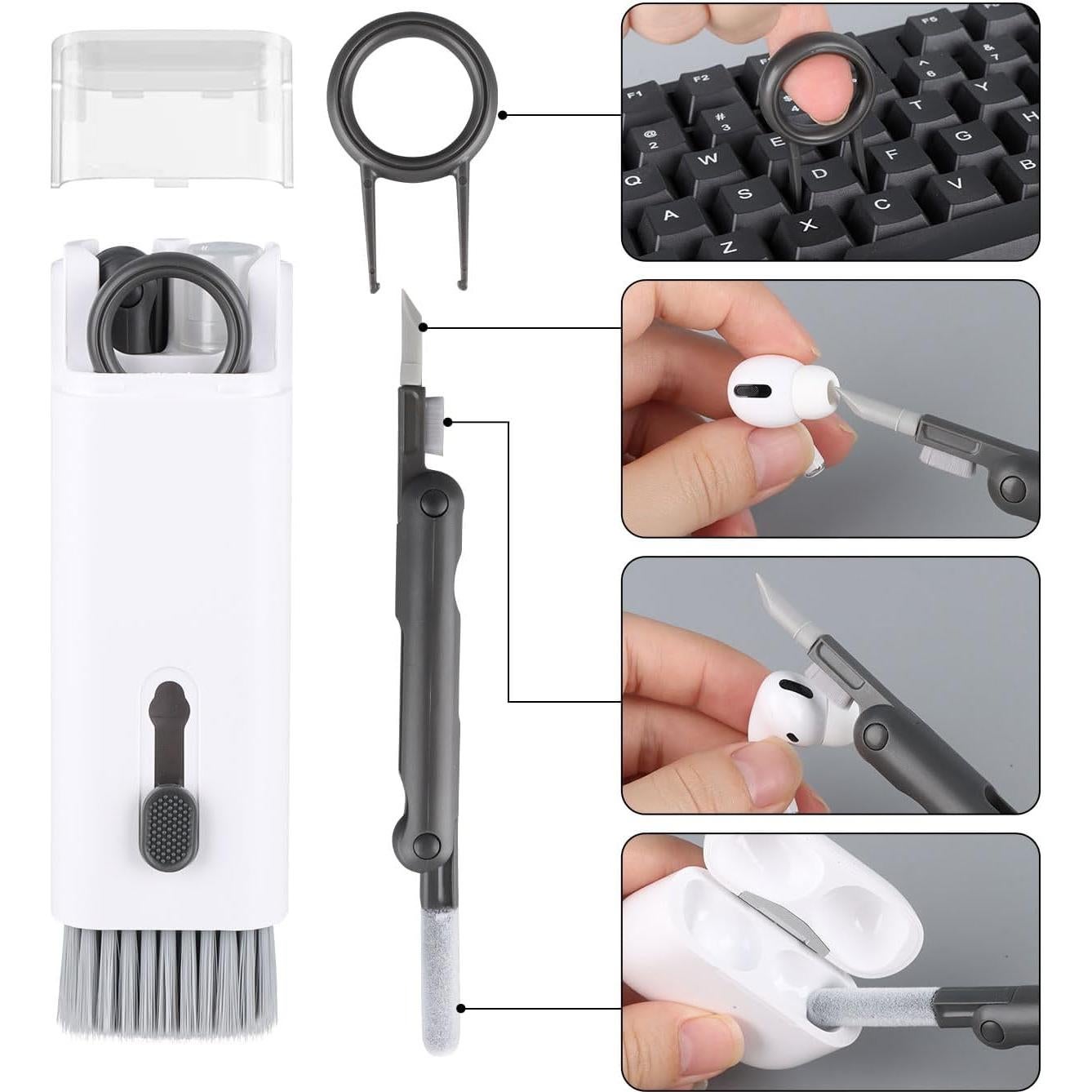 Kit de Limpieza 7-en-1 IFTHFOUR para Electrónicos Negro