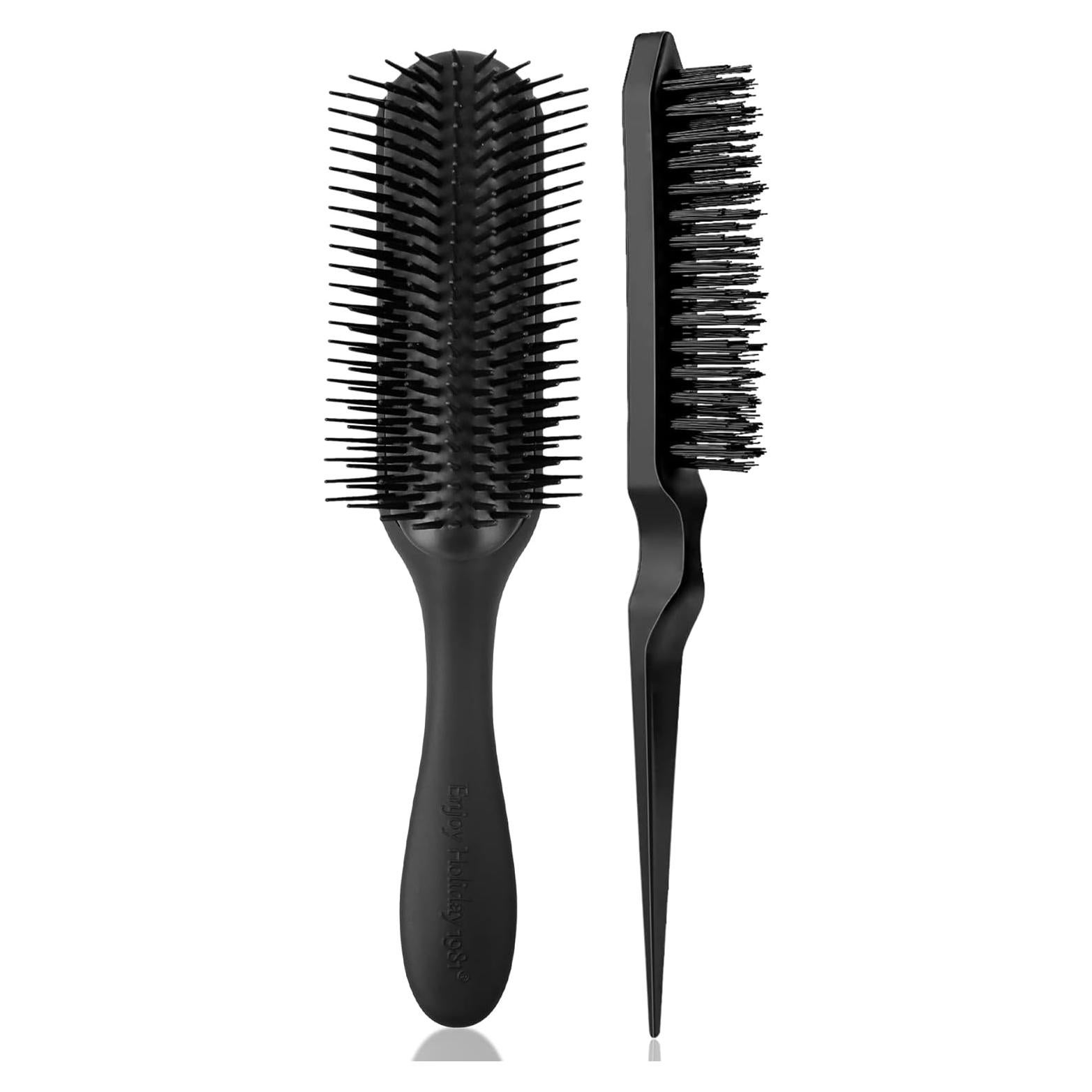 Cepillo Acolchado Enjoy Holiday 1981 2 PCS para Cabello