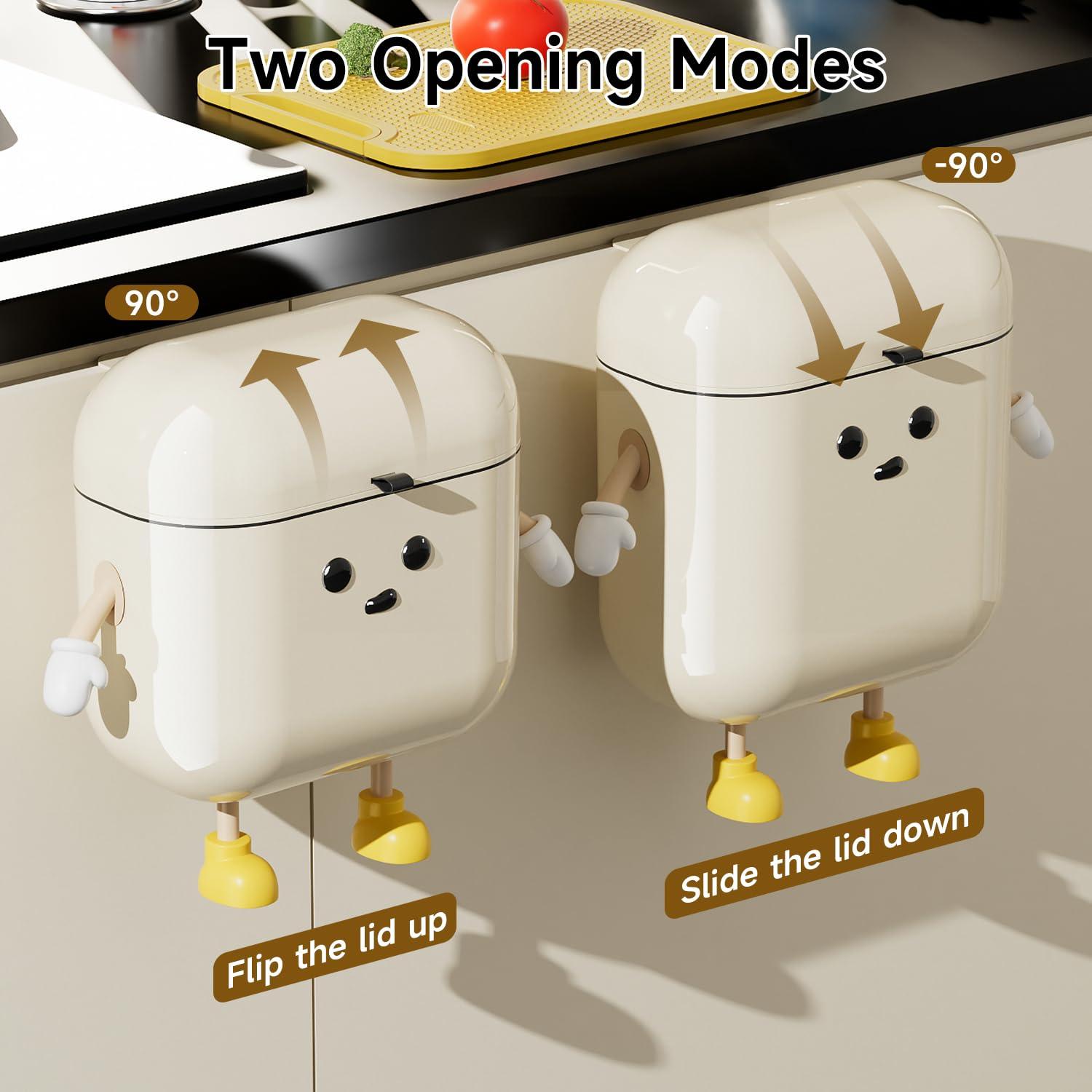 Cubo de Compostaje UFORU 9L para Cocina y Baño, Montable