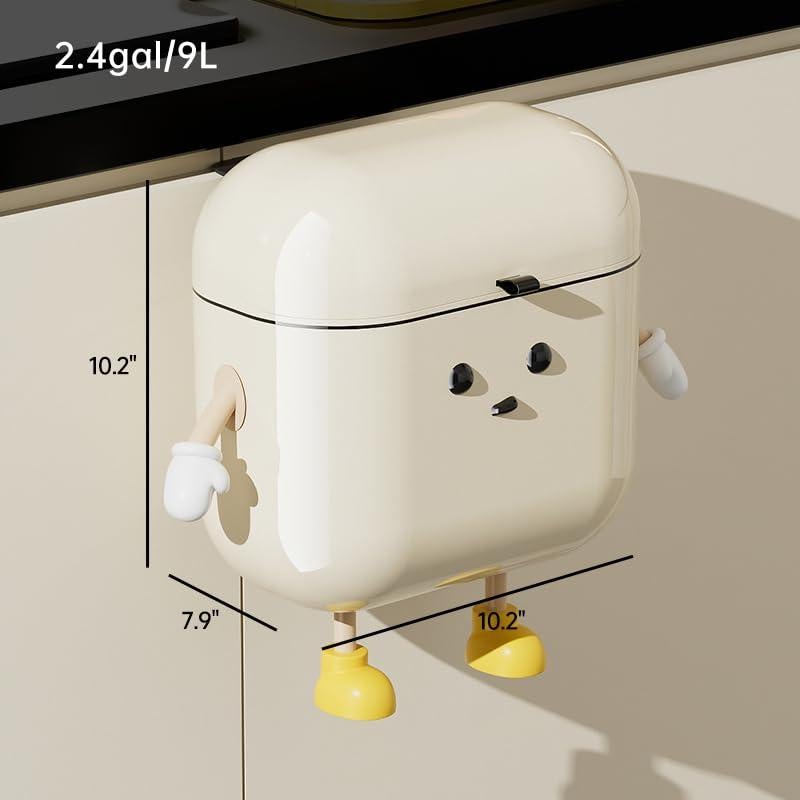 Cubo de Compostaje UFORU 9L para Cocina y Baño, Montable