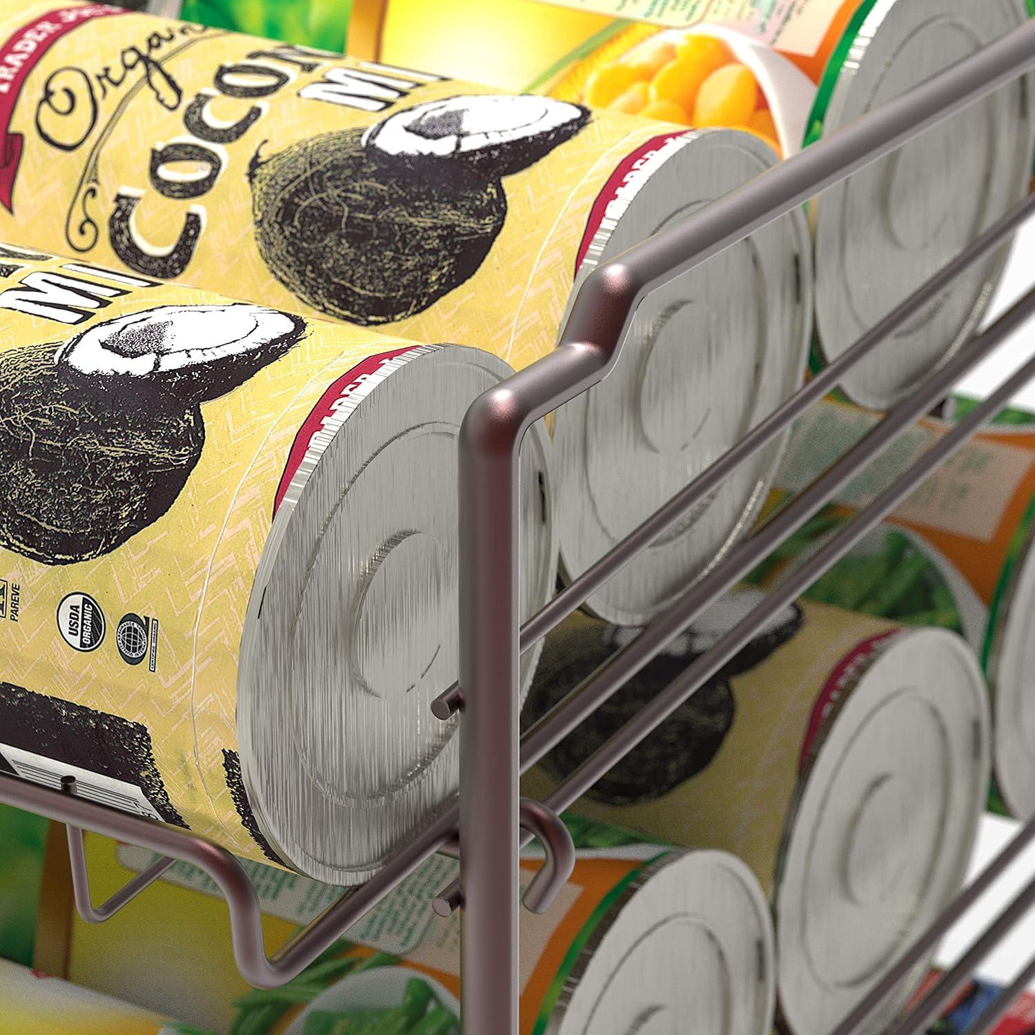 Organizador Apilable para Latas Simple Houseware Bronce 36 Latas
