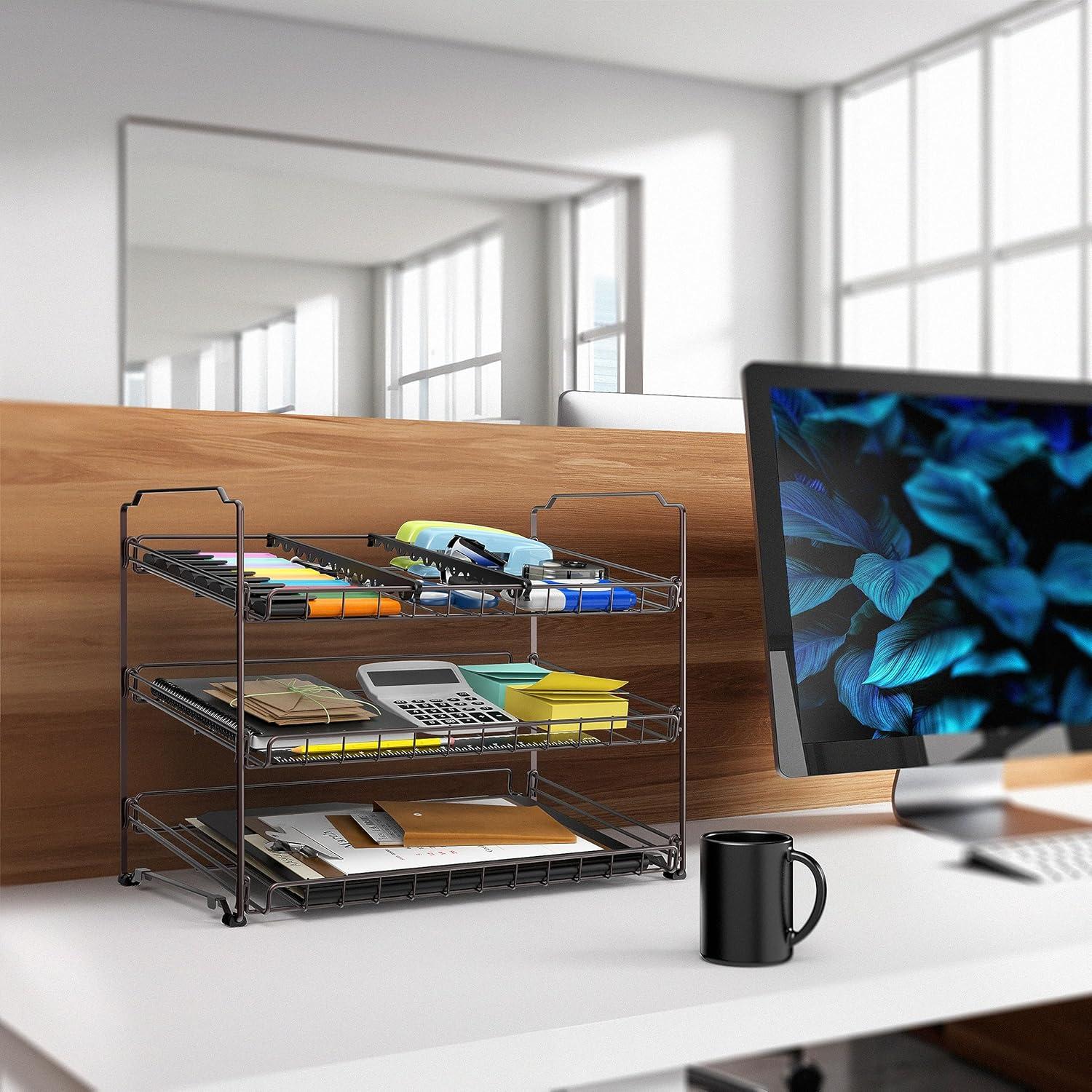 Organizador Apilable para Latas Simple Houseware Bronce 36 Latas