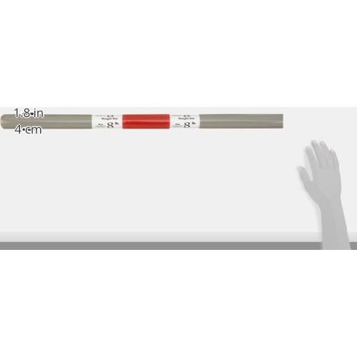 Barras de Peso Sammons Preston 3,63 kg Rojo Oscuro para Rehabilitación