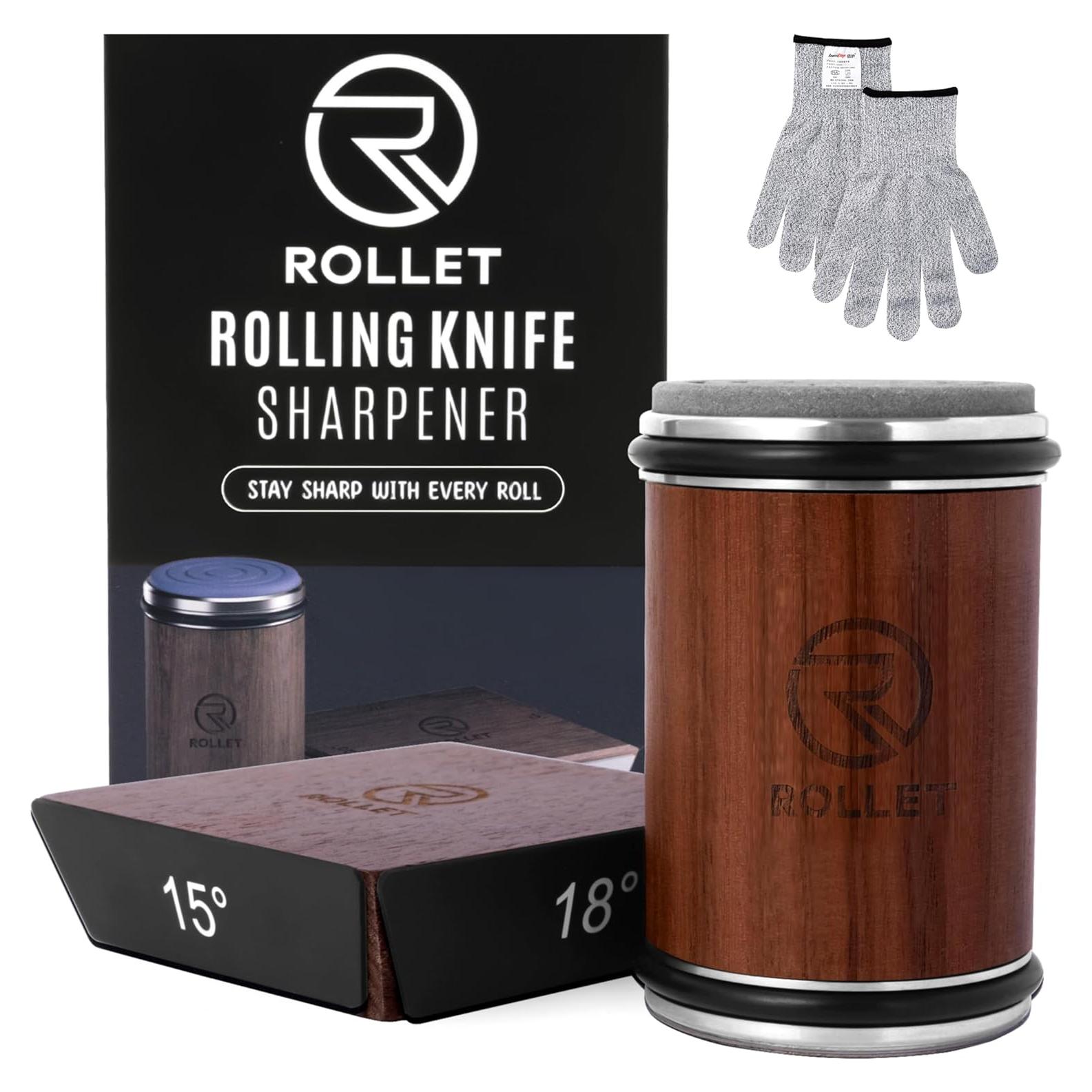 Afilador de cuchillos rodante ROLLET con discos de diamante