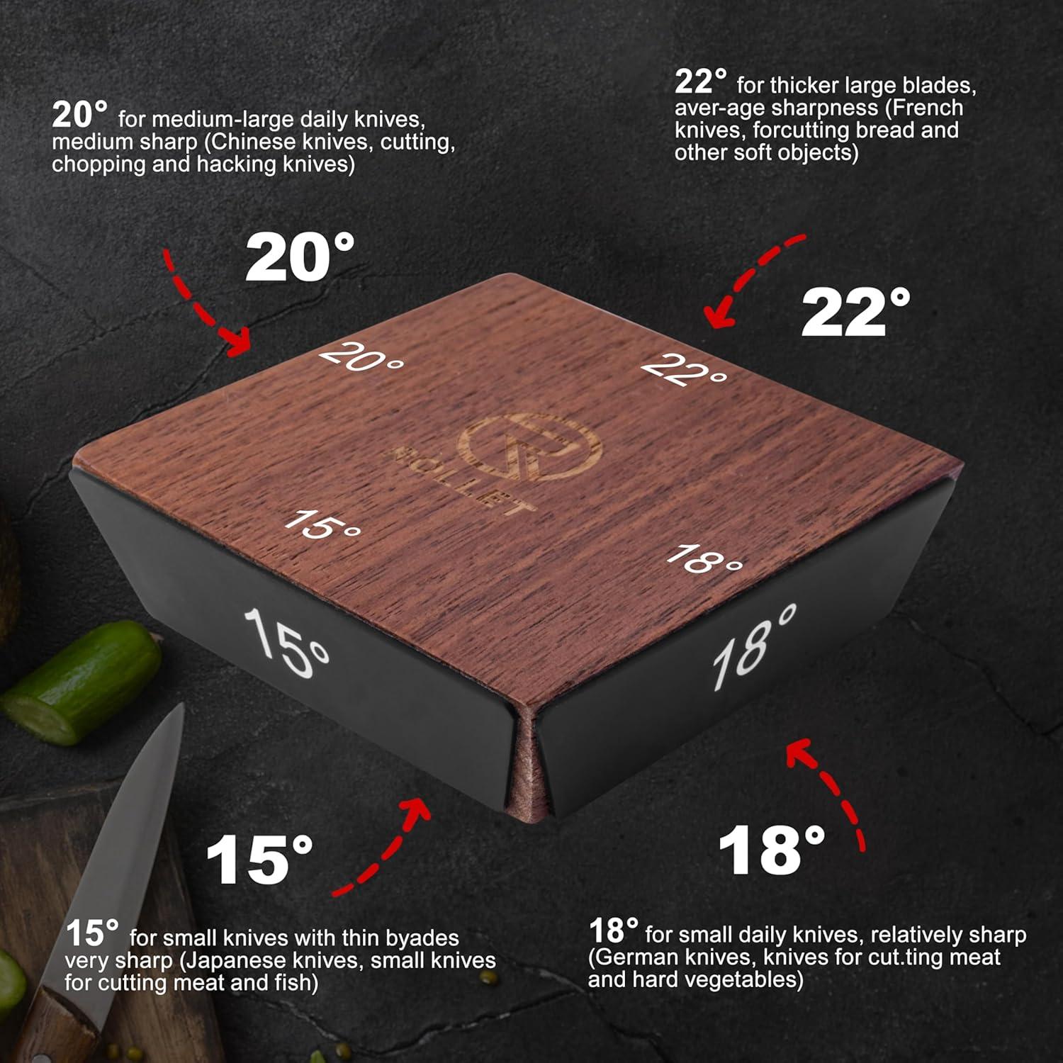 Afilador de cuchillos rodante ROLLET con discos de diamante