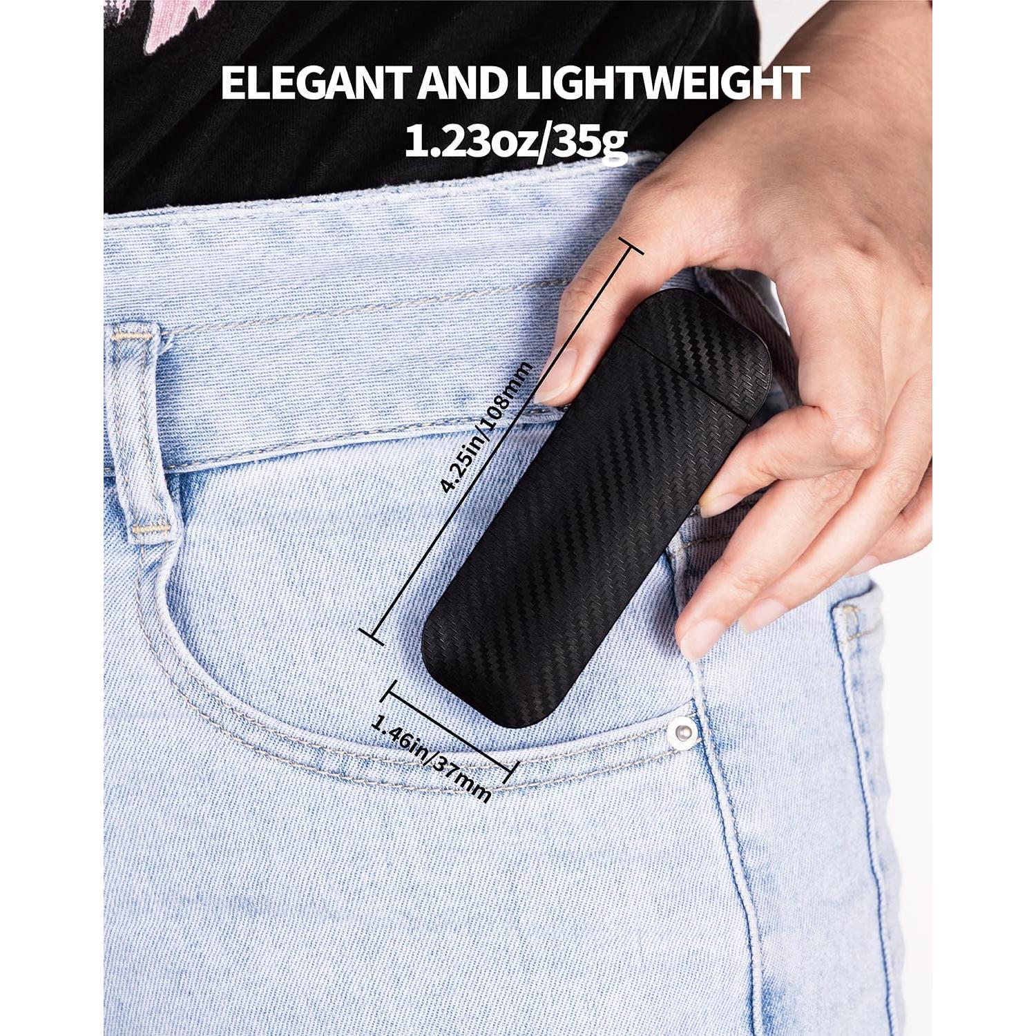 Luz de Lectura Recargable HEMONNKAM con Clip y 5 Brillos