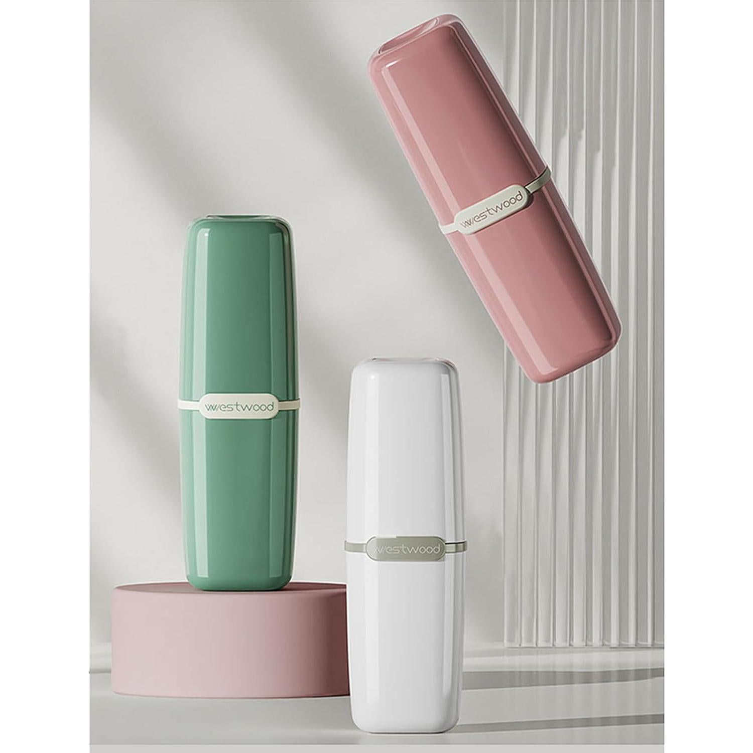 Funda de Cepillo de Dientes de Viaje Crafts Stone Verde 21.3cm