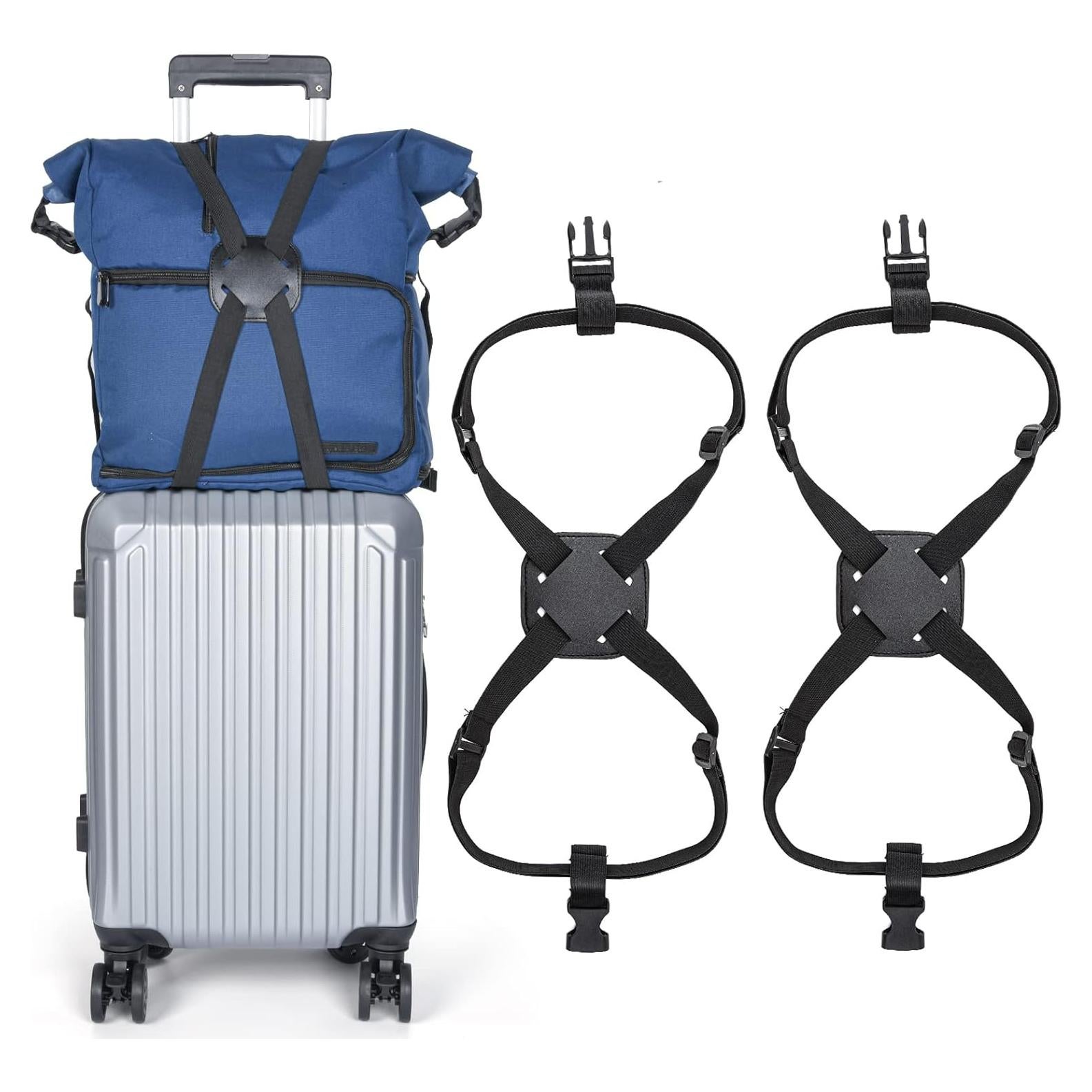 Correas de Equipaje Bungee XINRUI 2 Paquete Ajustables 150kg