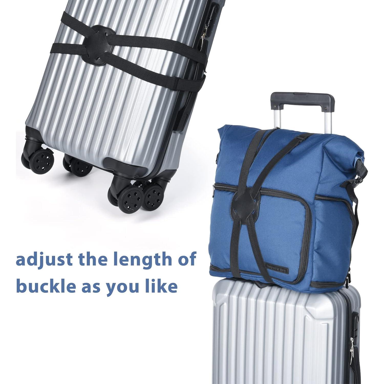 Correas de Equipaje Bungee XINRUI 2 Paquete Ajustables 150kg