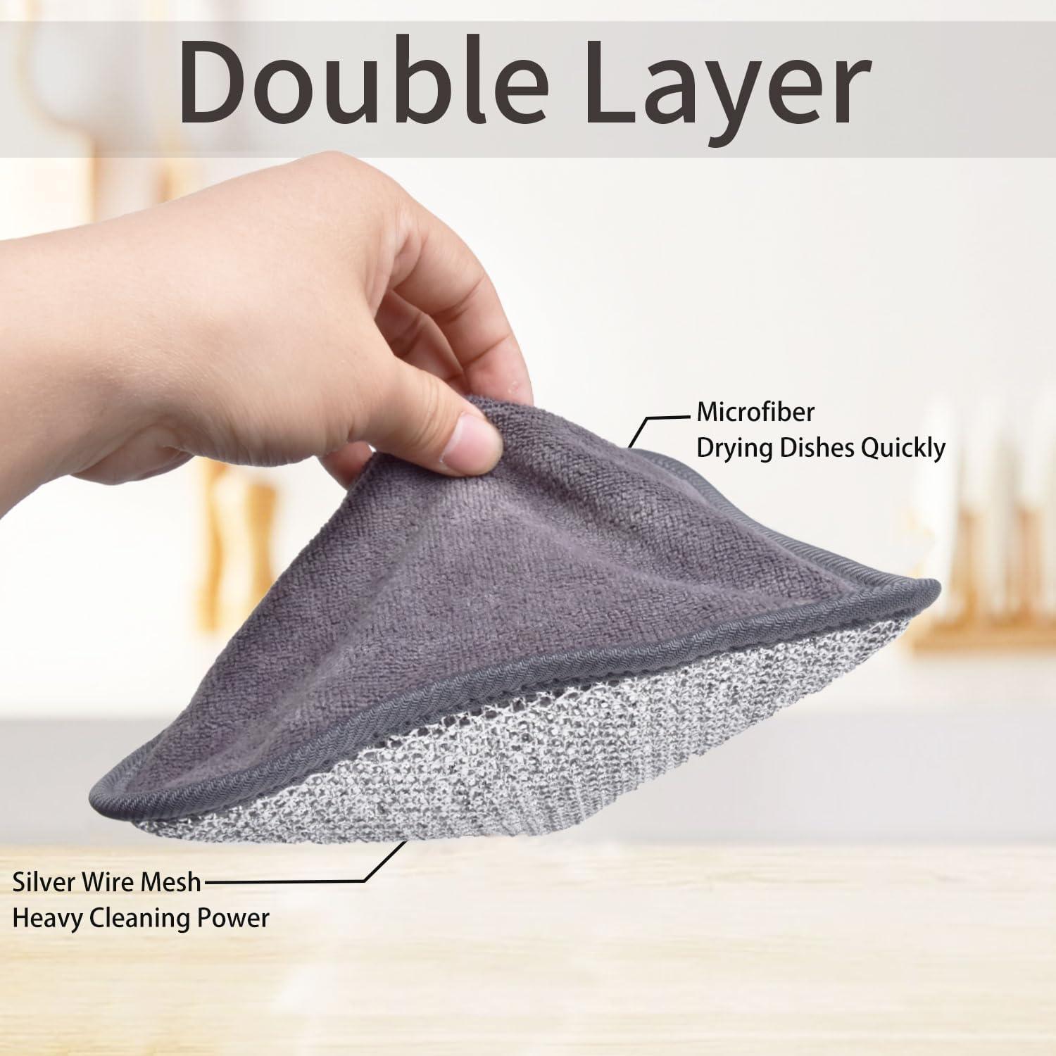 Paños de Malla de Alambre VIcolour 3 Unidades 20x20 cm