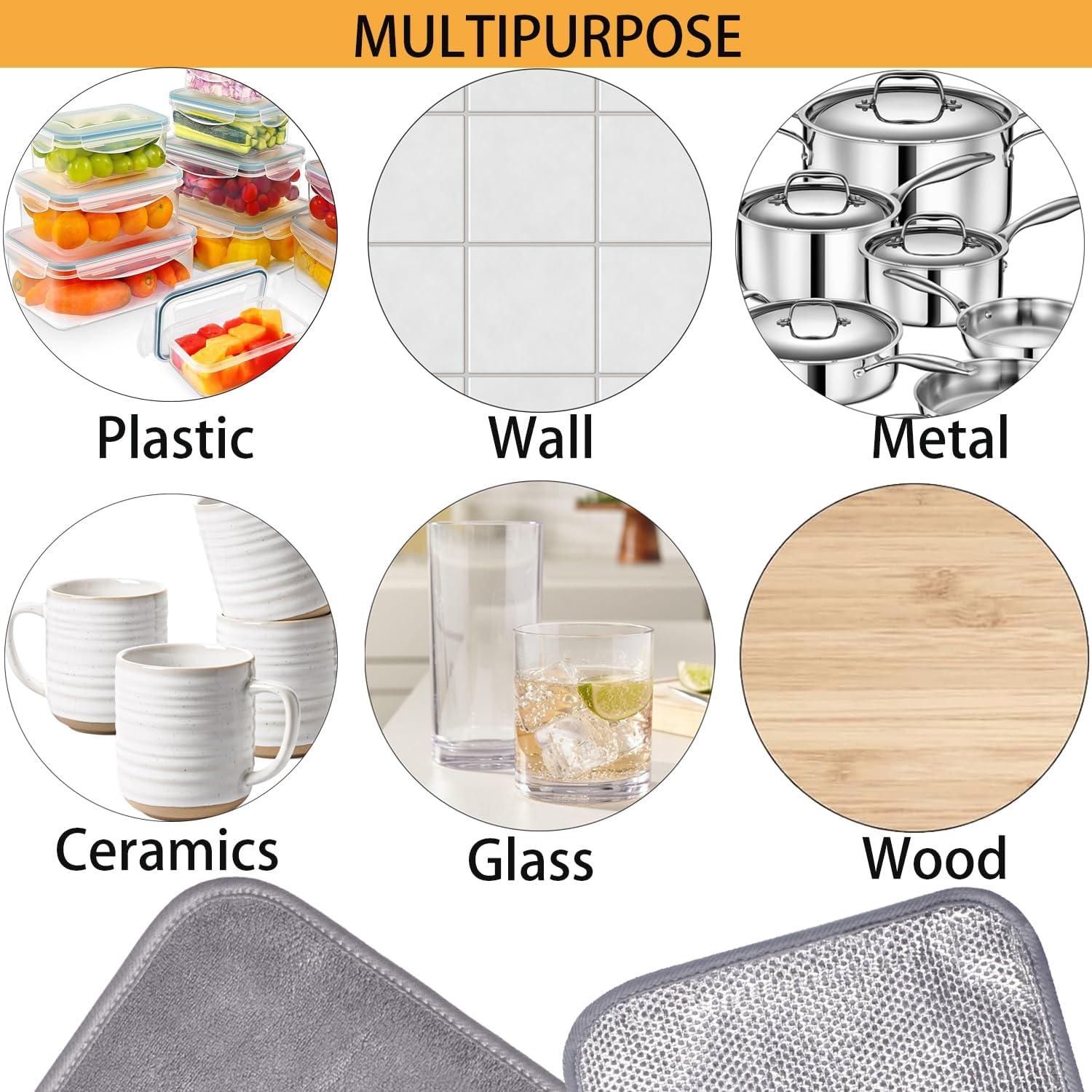 Paños de Malla de Alambre VIcolour 3 Unidades 20x20 cm