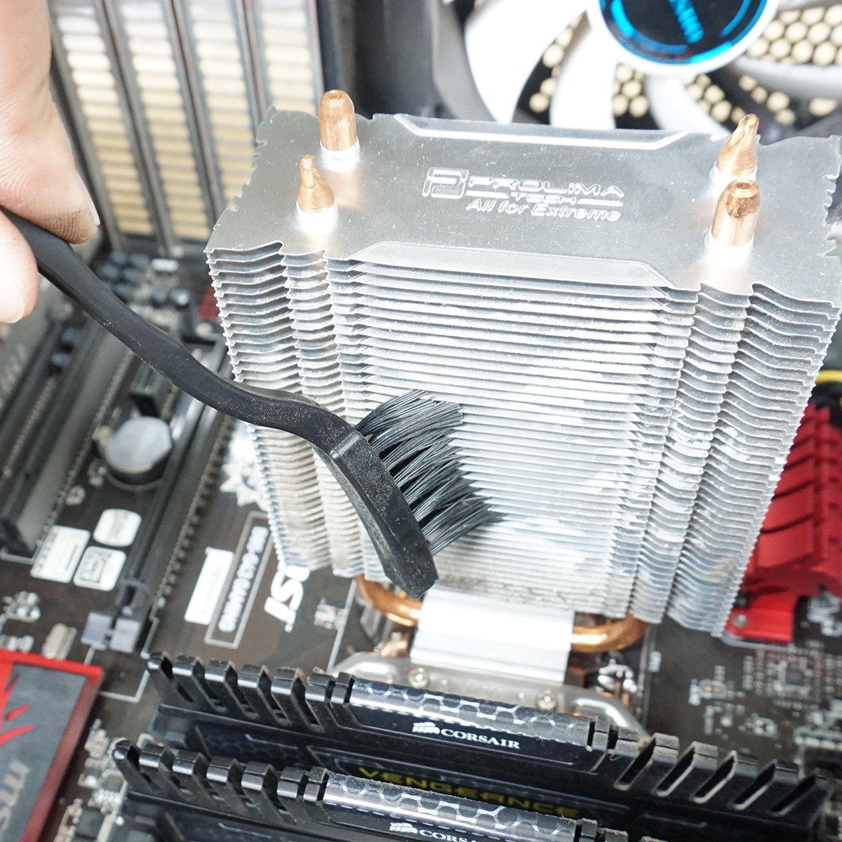 Juego de 8 cepillos antiestáticos APBFH para limpieza electrónica