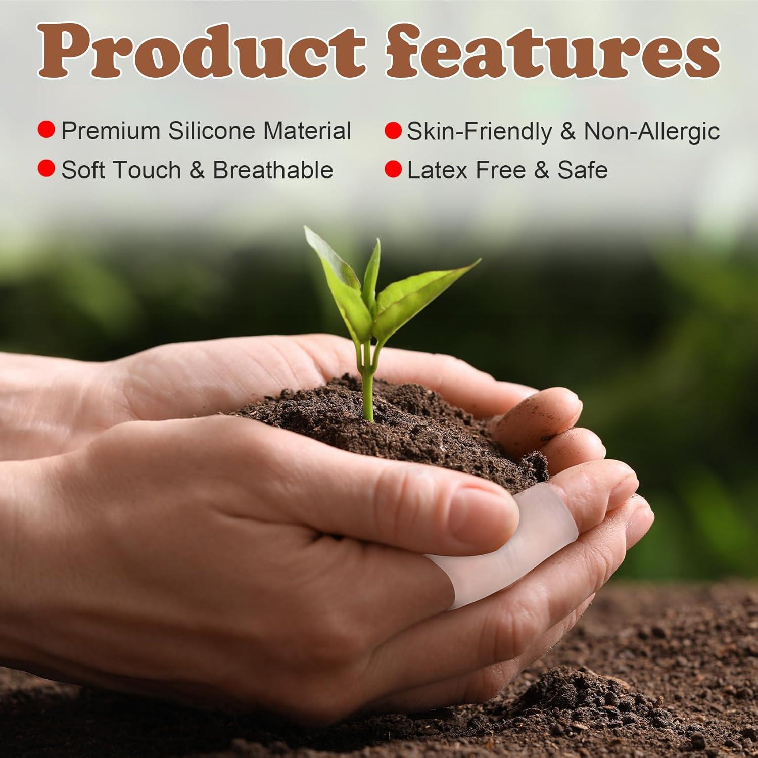 Fundas de Gel para Dedos HINZIC - 6pcs Transparente 4.93 cm