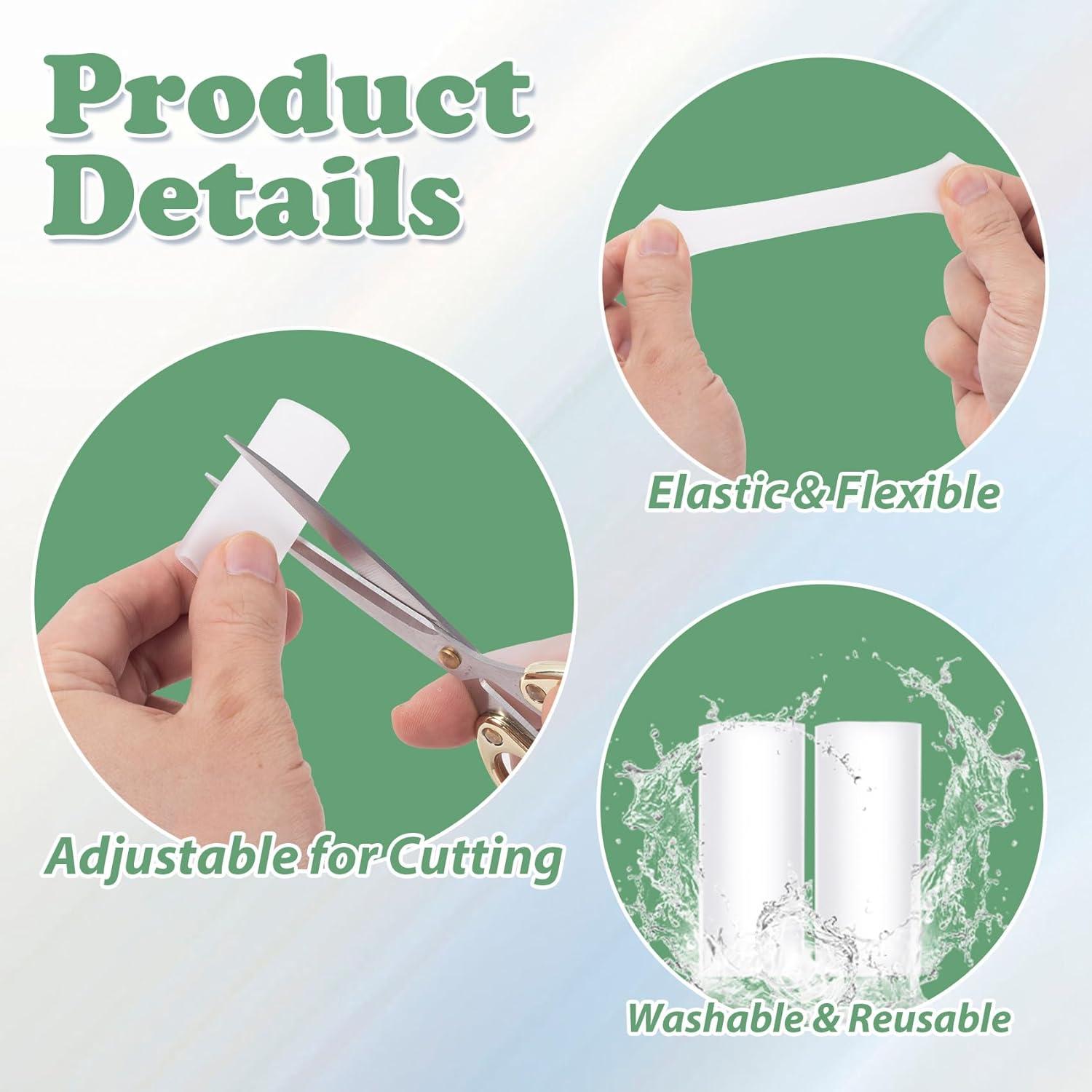 Fundas de Gel para Dedos HINZIC - 6pcs Transparente 4.93 cm