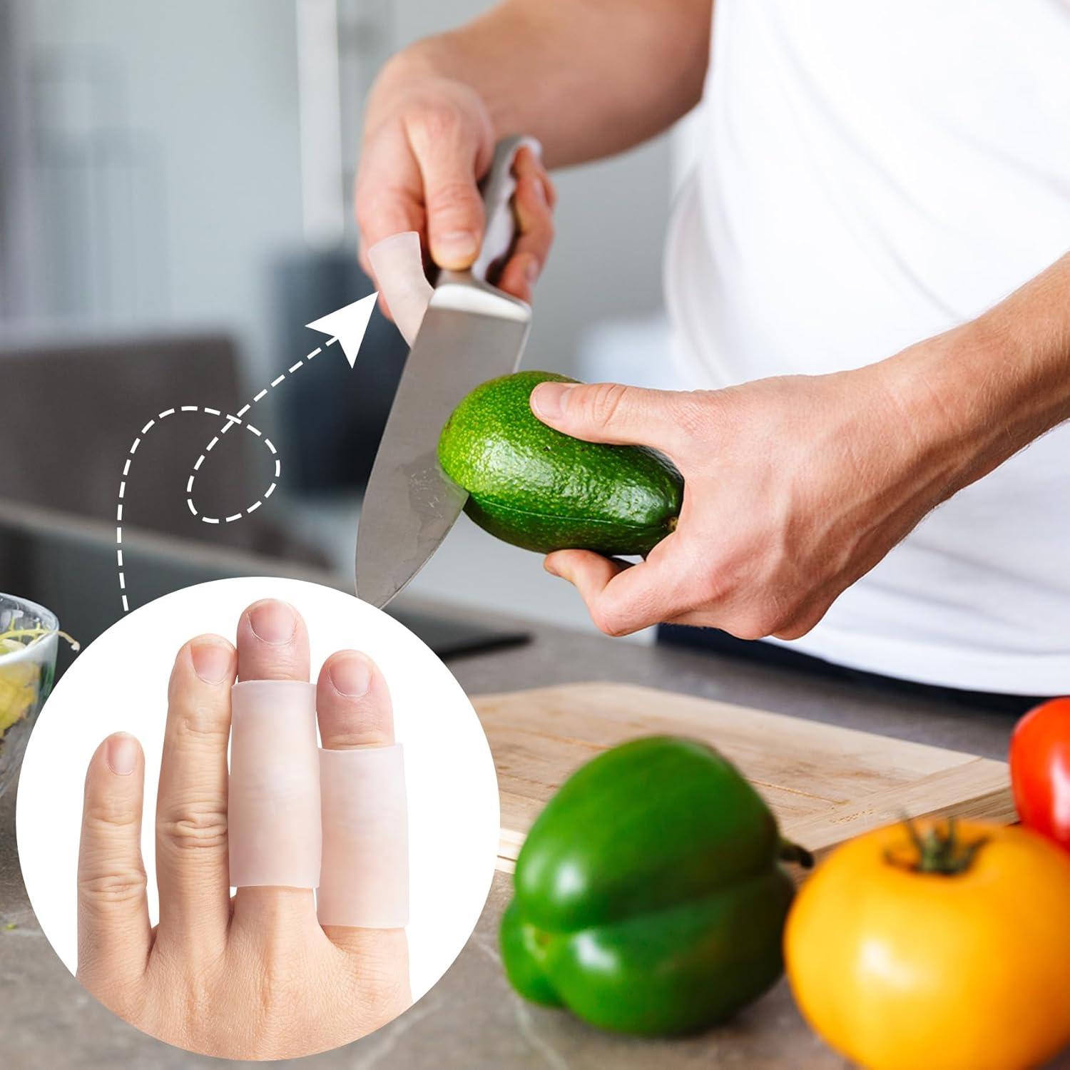 Fundas de Gel para Dedos HINZIC - 6pcs Transparente 4.93 cm