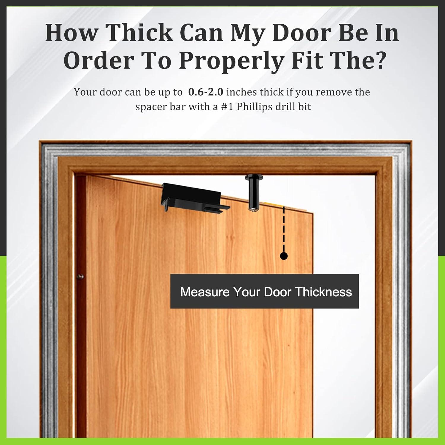 Cerradura de Seguridad para Niños TAMIDN Metal Negra Ajustable