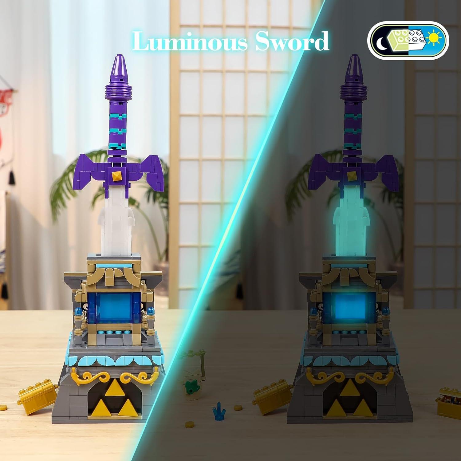 Set de Bloques Espada Maestra Brillante 498PCS - BOTW