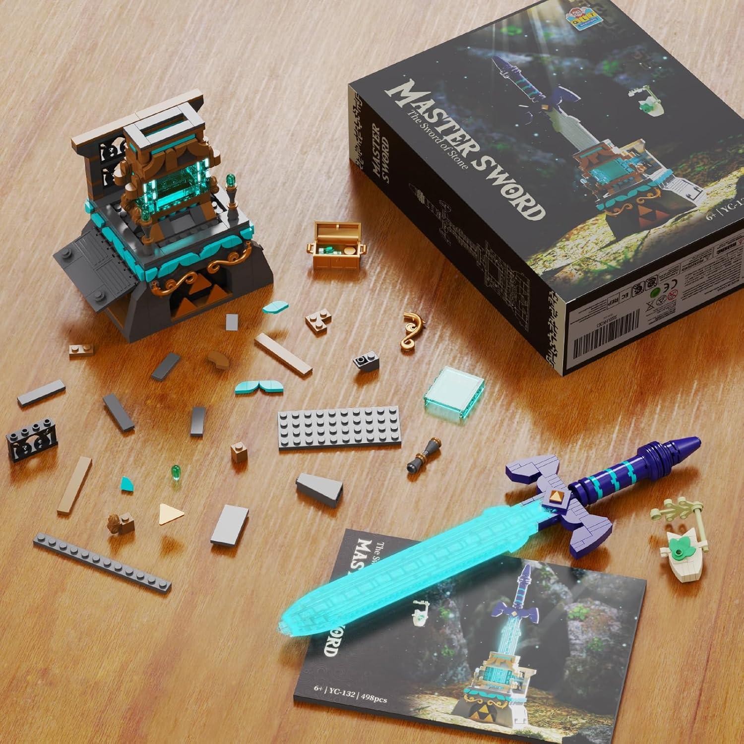 Set de Bloques Espada Maestra Brillante 498PCS - BOTW