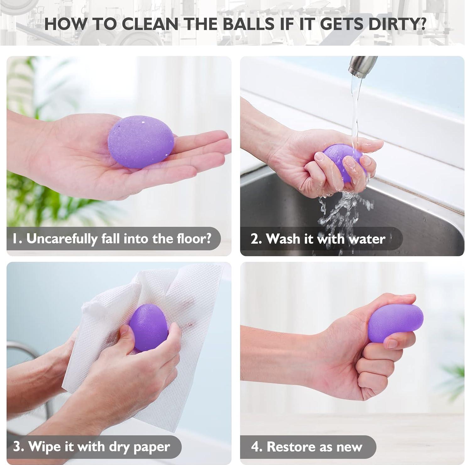 Entrenador de Fuerza de Agarre Peradix - Set 3 Pelotas