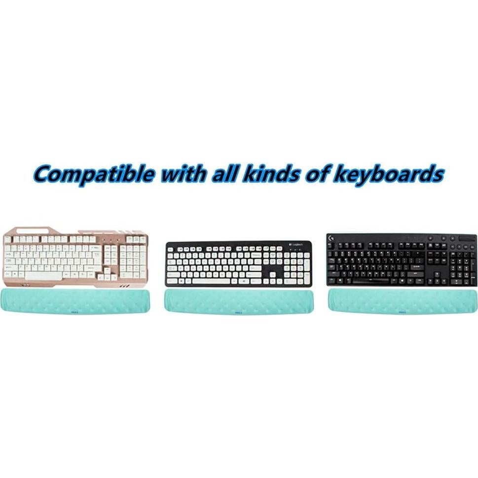 Almohadilla de Soporte para Muñeca BRILA Ergonómica Aguamarina