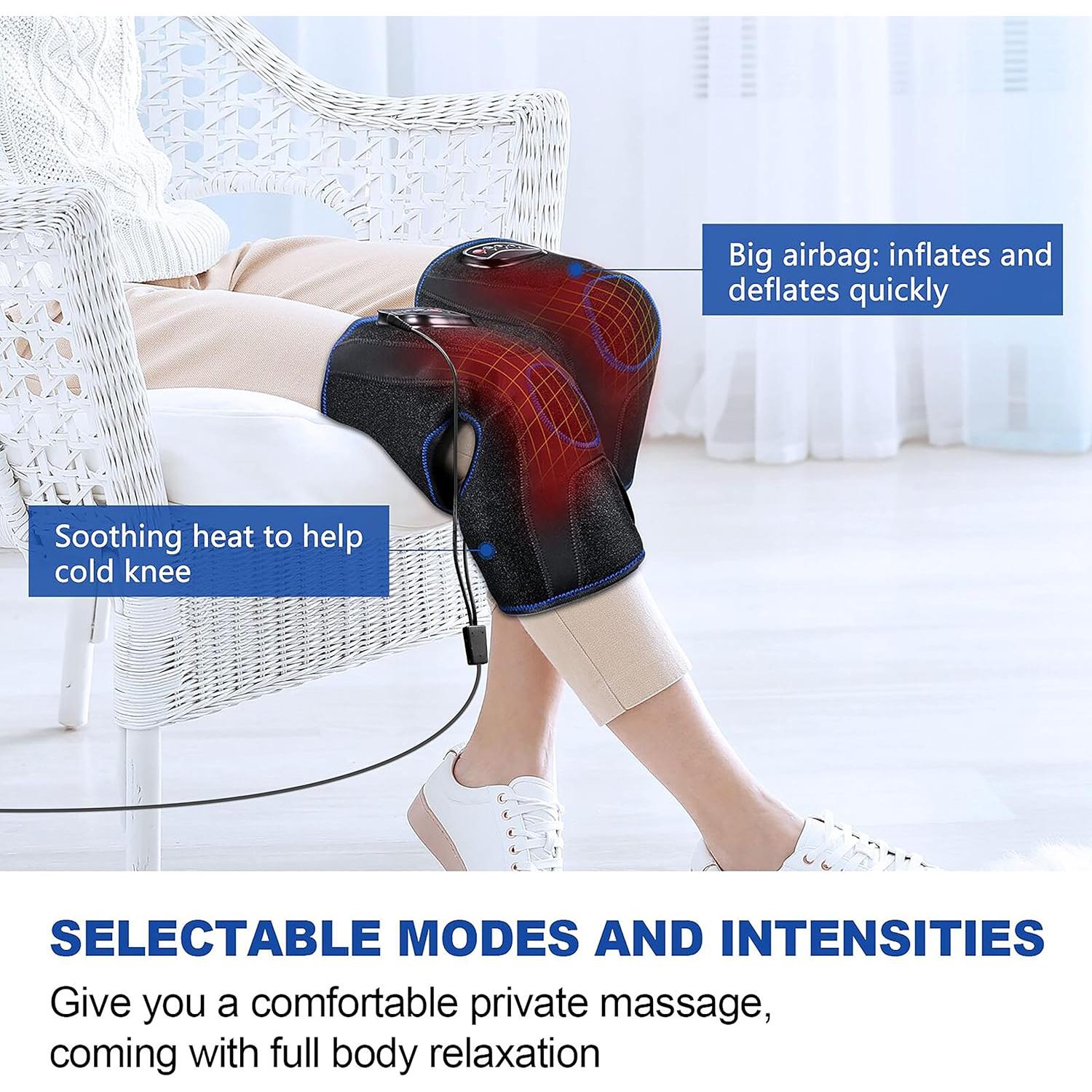 Masajeador de Rodilla CINCOM con Calor y Compresión