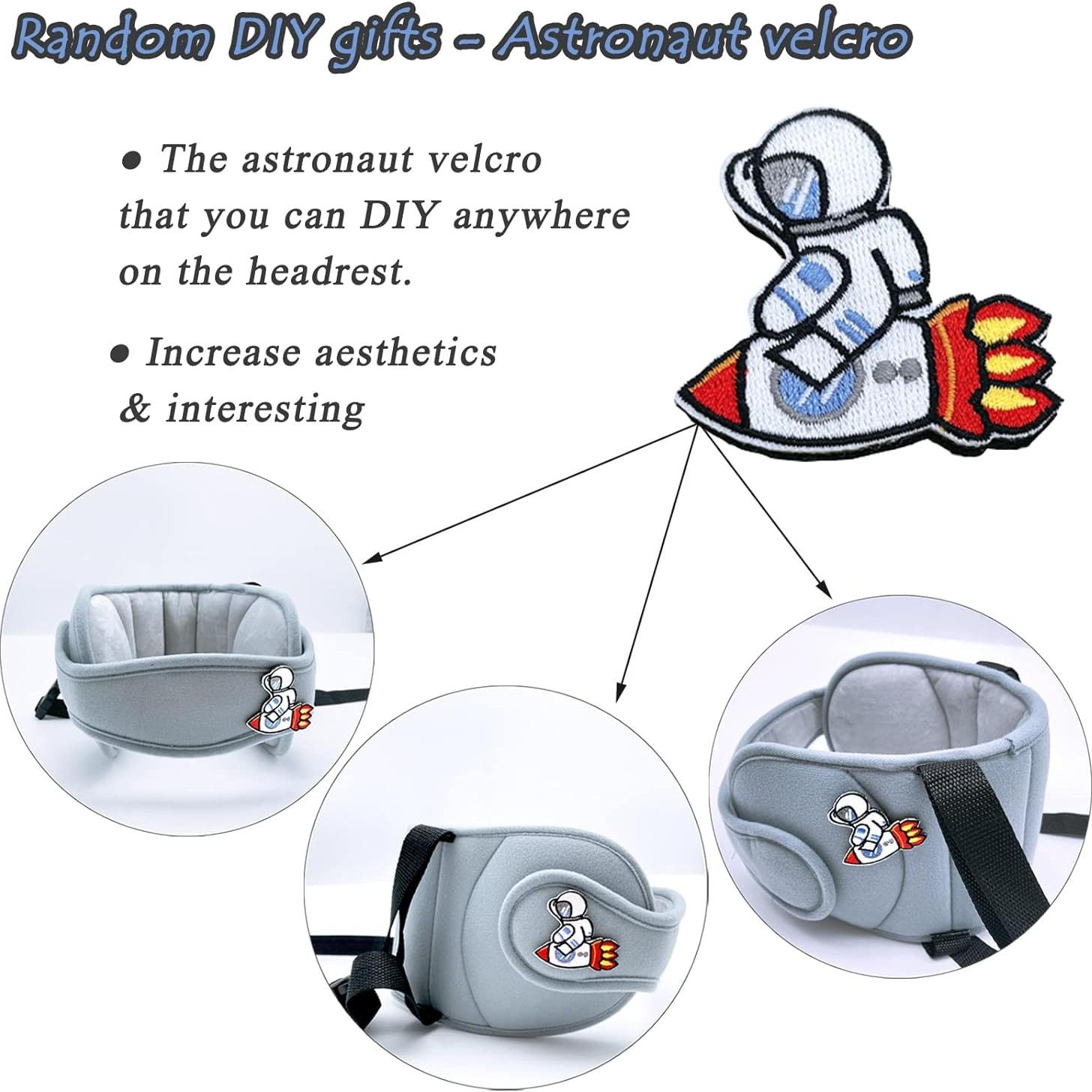 Banda de Soporte para Cabeza de Silla de Auto Bebé StoHua Gris