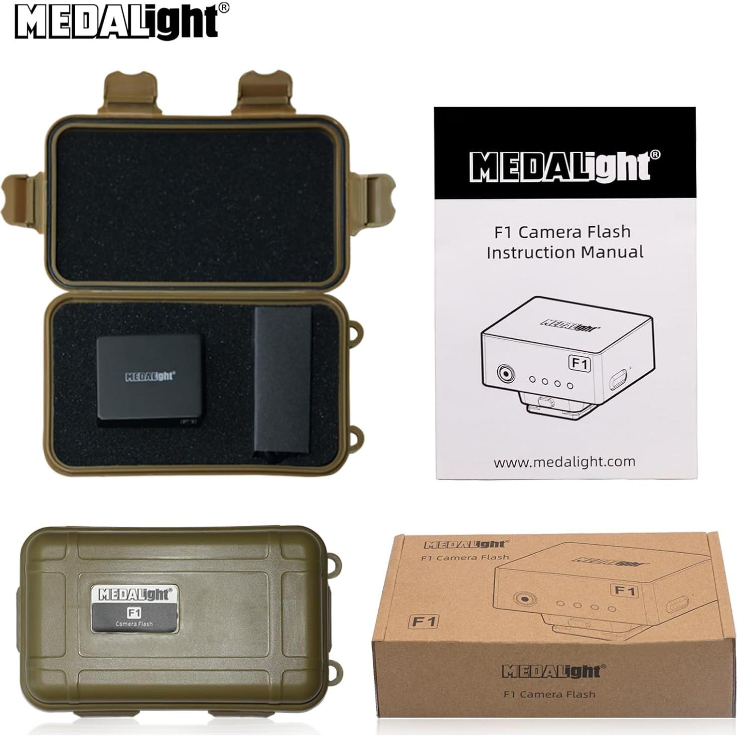 Flash Mini F1 MEDALIGHT para Cámaras Ricoh/Nikon/Canon/Fuji