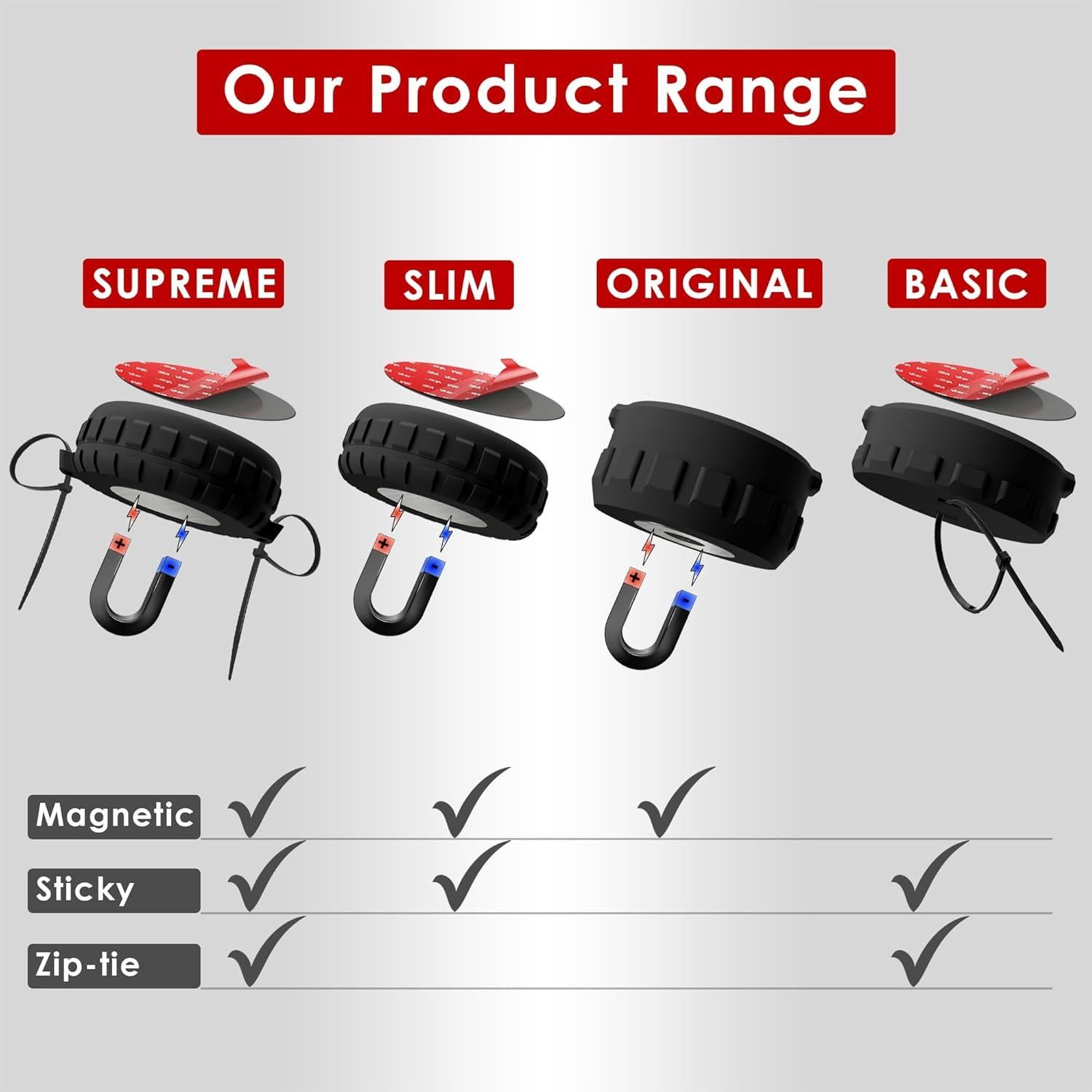 Funda Adhesiva Resistente para AirTag Mars Outpost - Impermeable