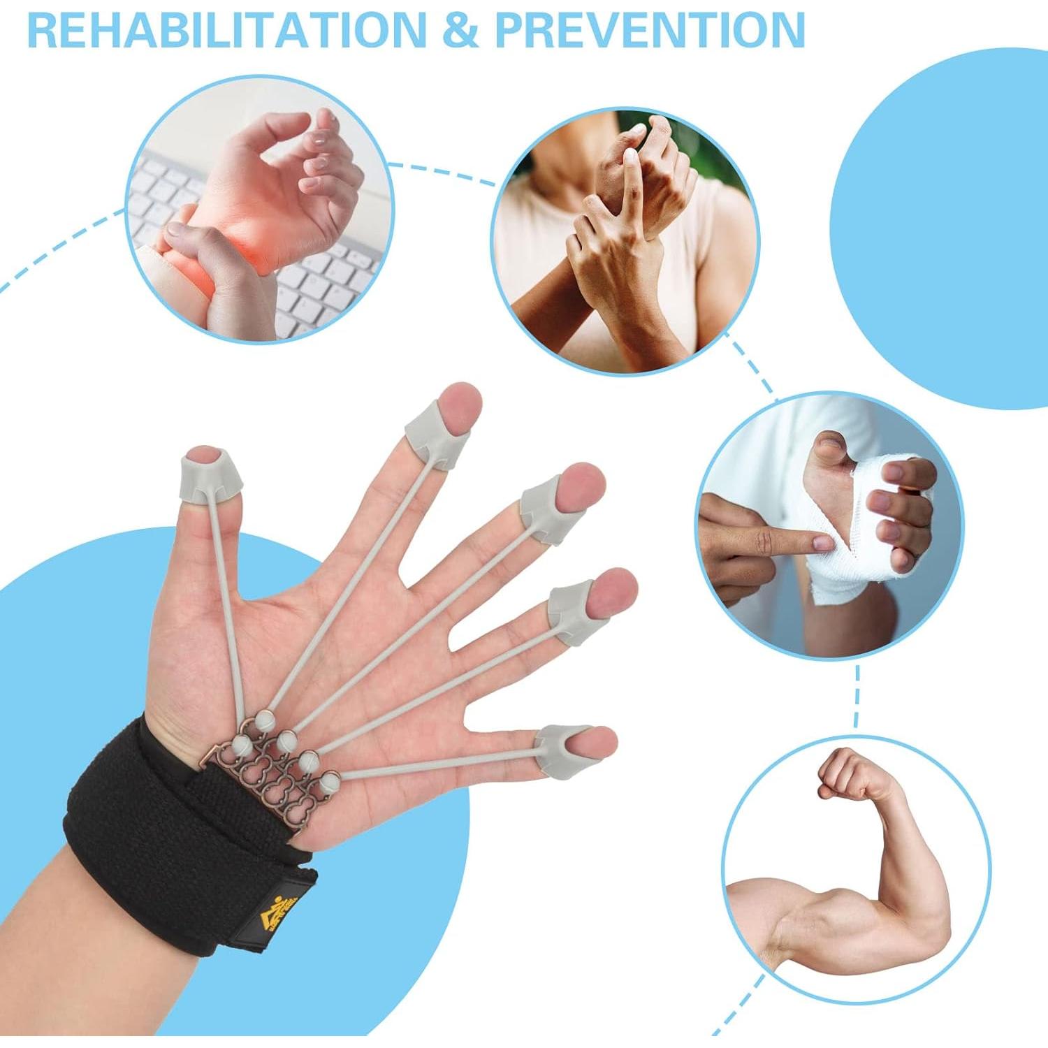 Fortalecedor de Dedos NOAOVO Kit de Recuperación 10 kg