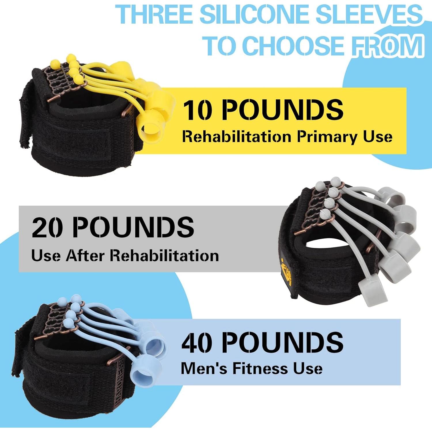 Fortalecedor de Dedos NOAOVO Kit de Recuperación 10 kg