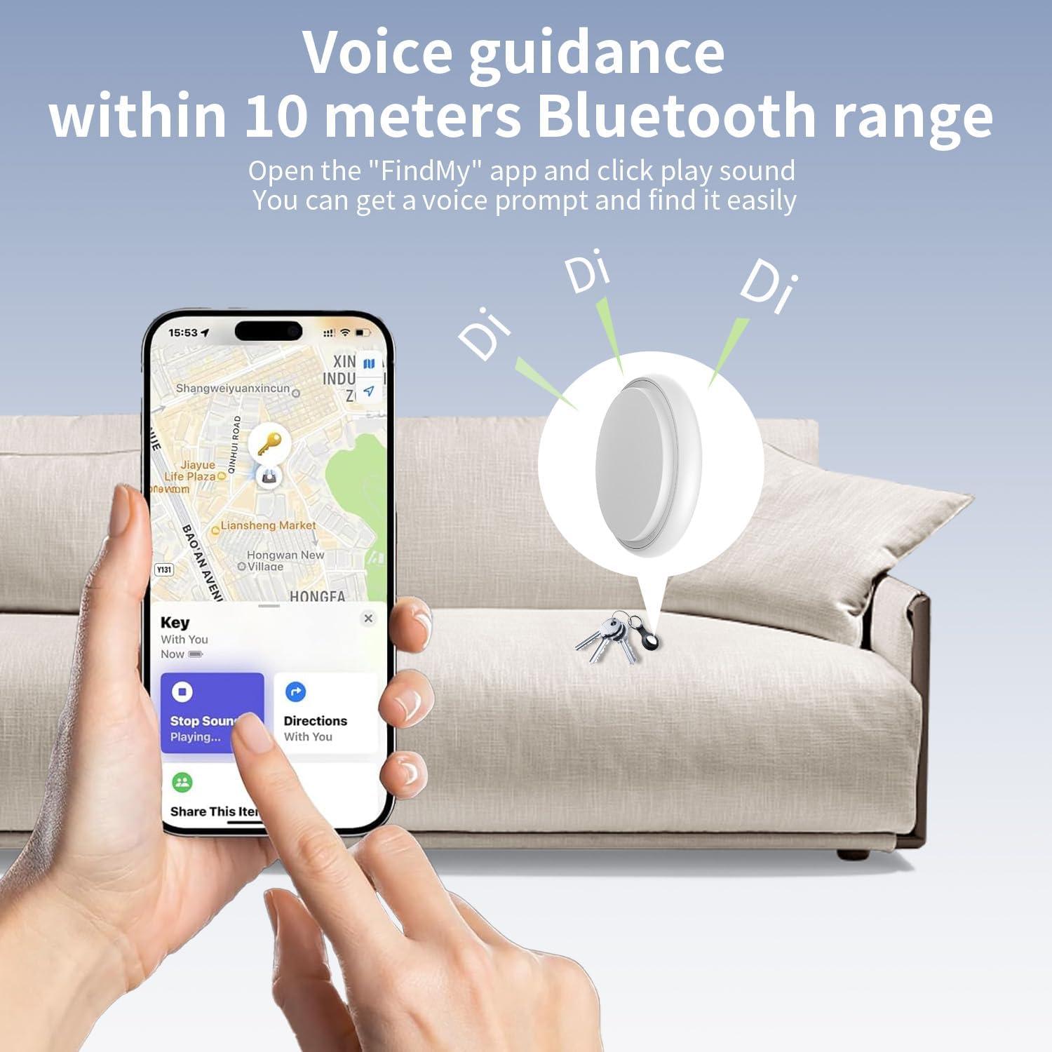 Localizador Bluetooth GOALBY Air Tag para Llaves y Mascotas