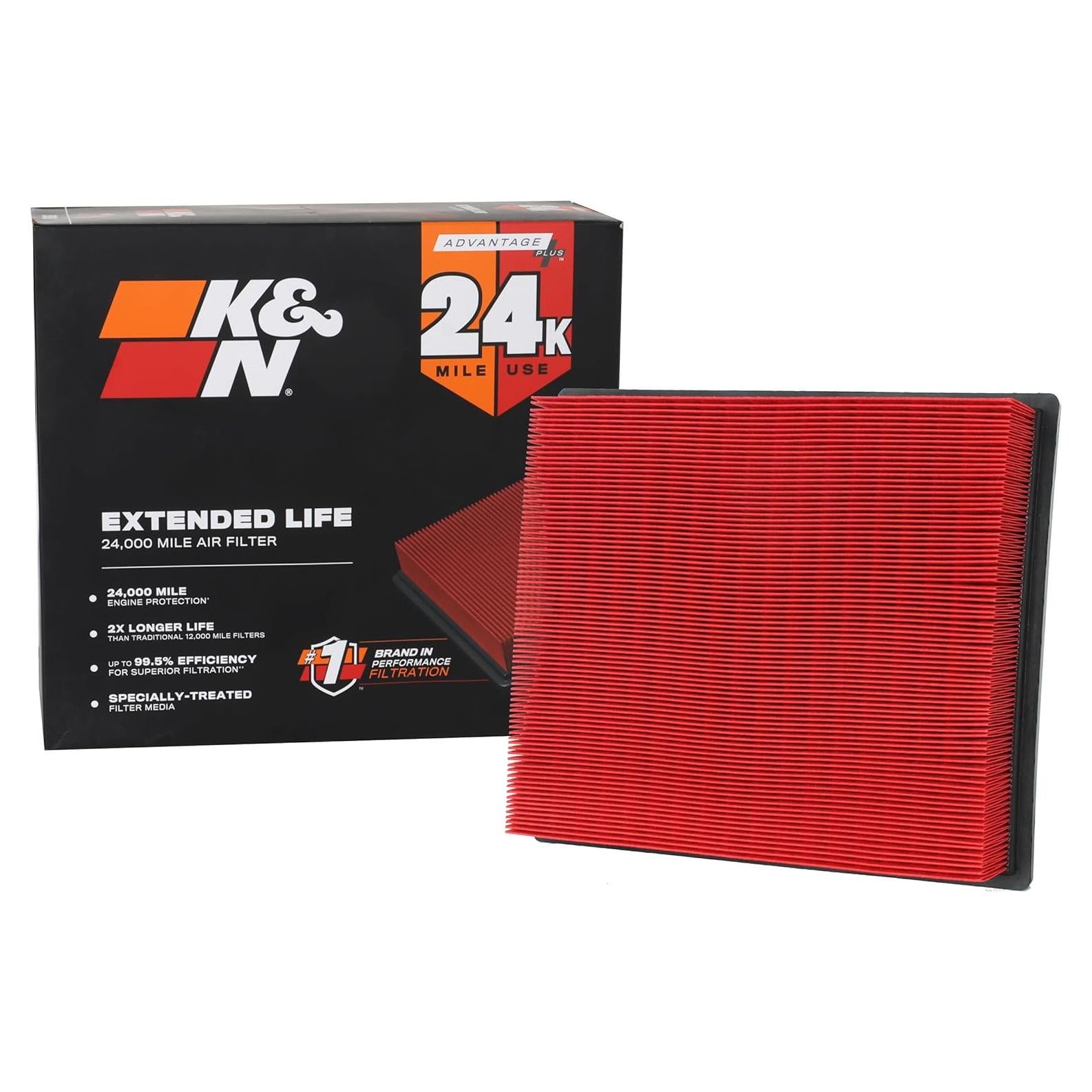Filtro de Aire K&N Advantage Plus 24K para Toyota V6/V8