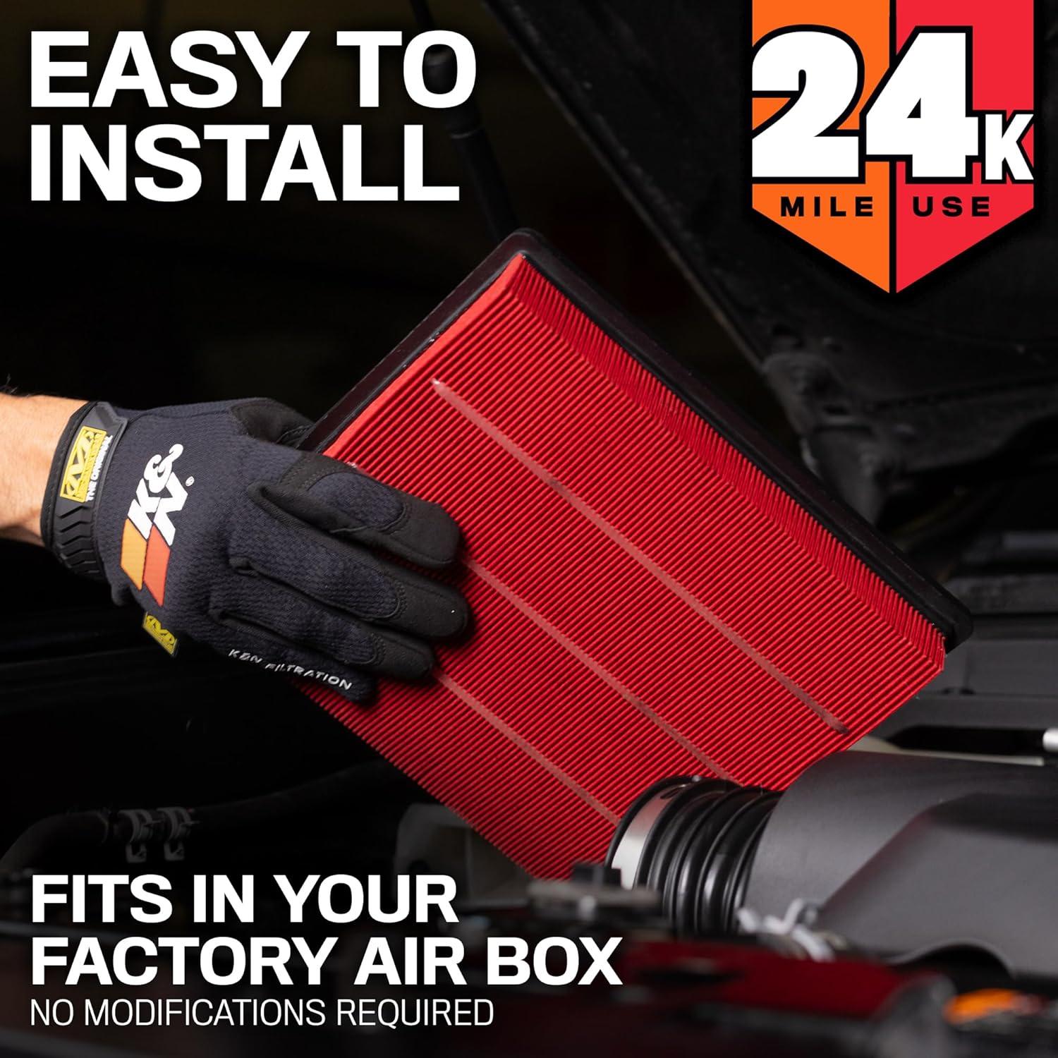 Filtro de Aire K&N Advantage Plus 24K para Toyota V6/V8