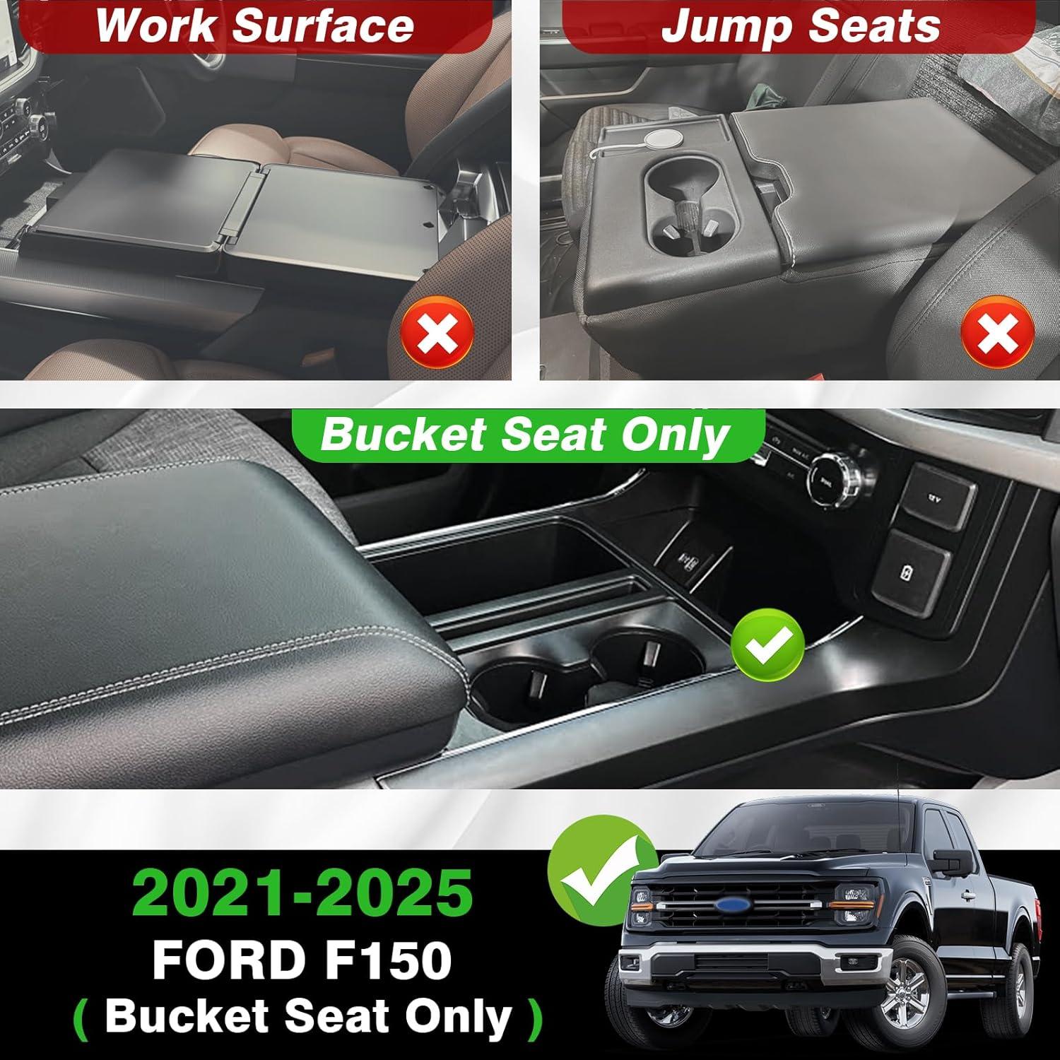 Inserciones para Portavasos Muslogy para Ford F150 2021-2025
