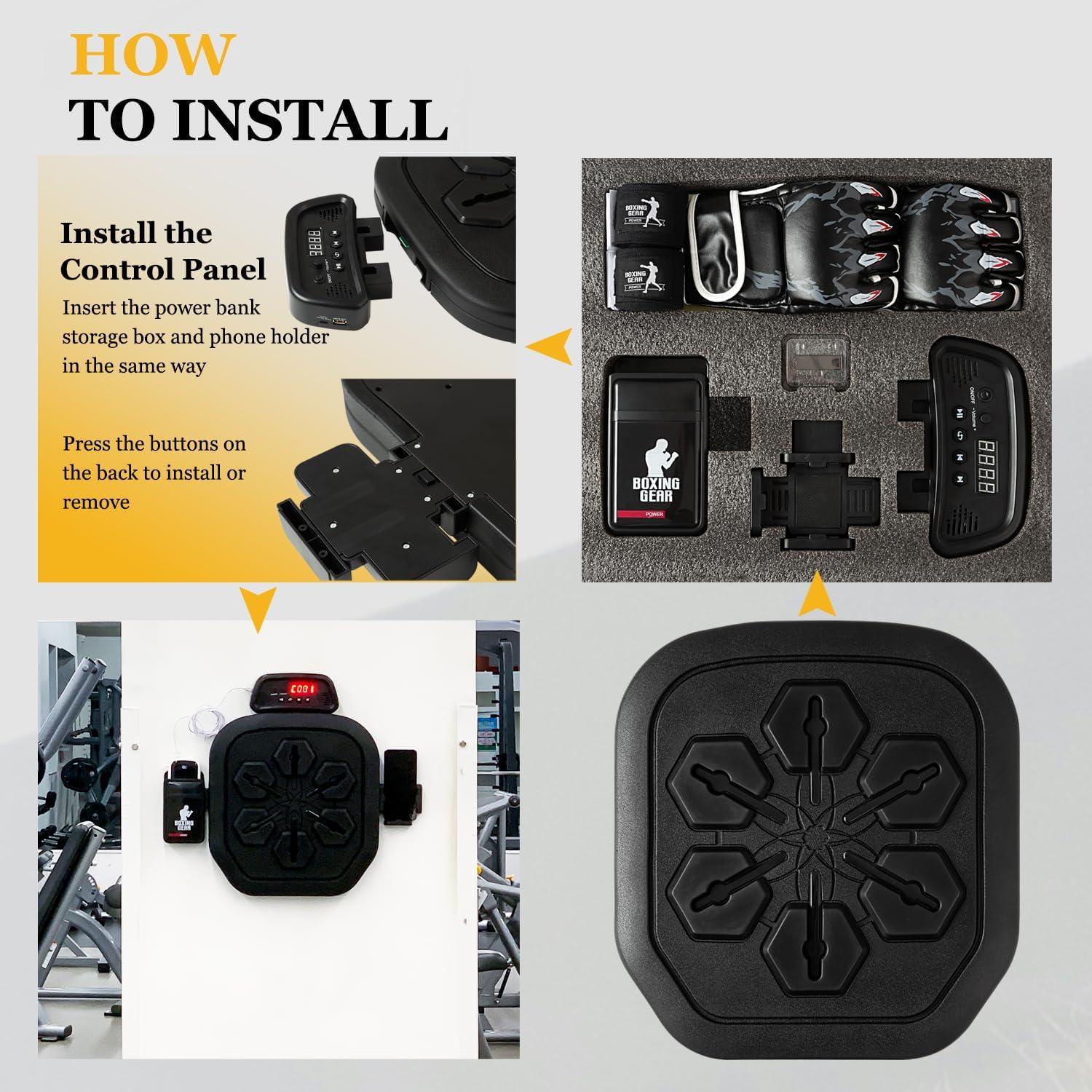 Máquina de Boxeo Musical Inteligente Haigang HG-SBOXM 40x42cm