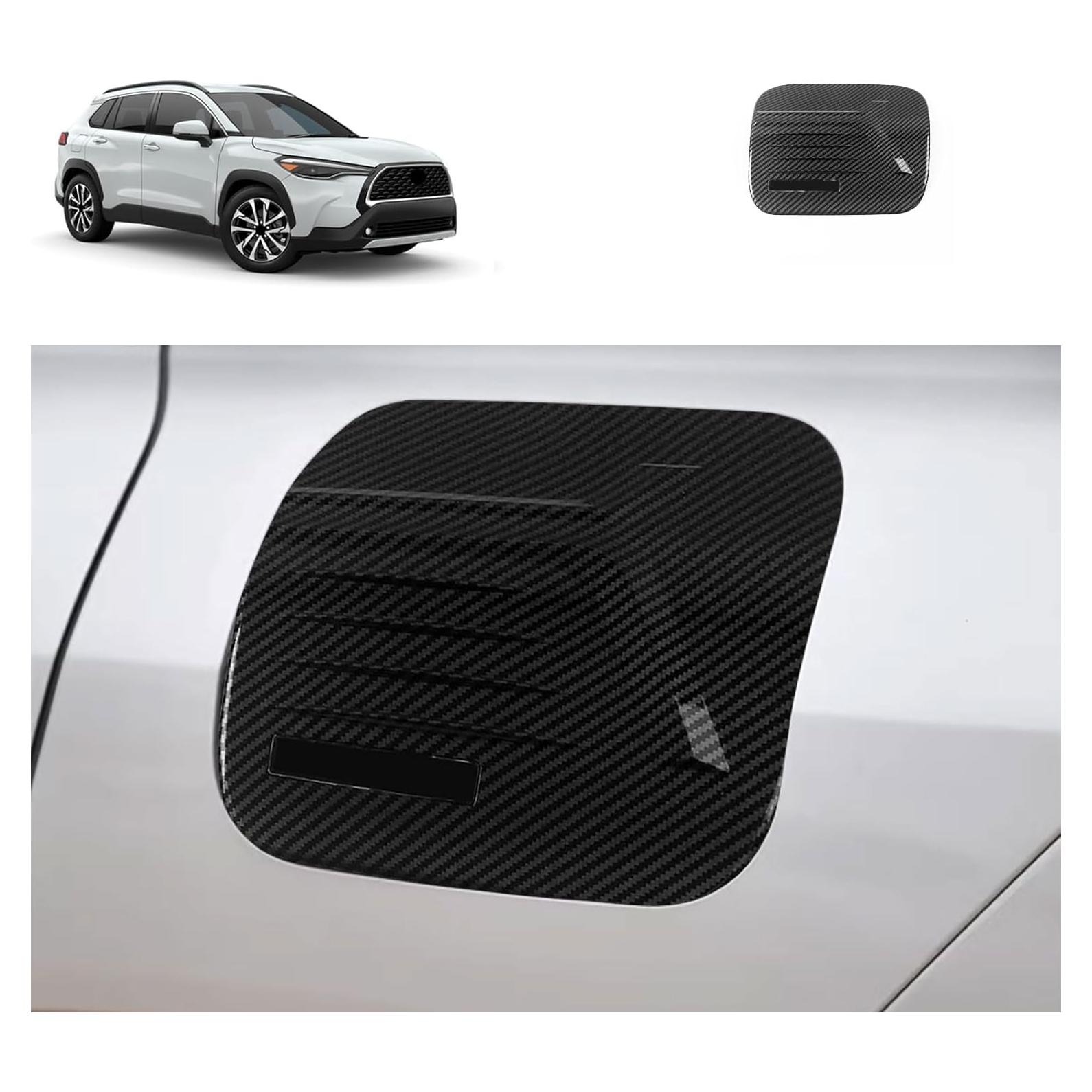 Cubierta de Tanque de Combustible Terdaray para Toyota Corolla Cross 2022-2024 - ABS Fibra de Carbono