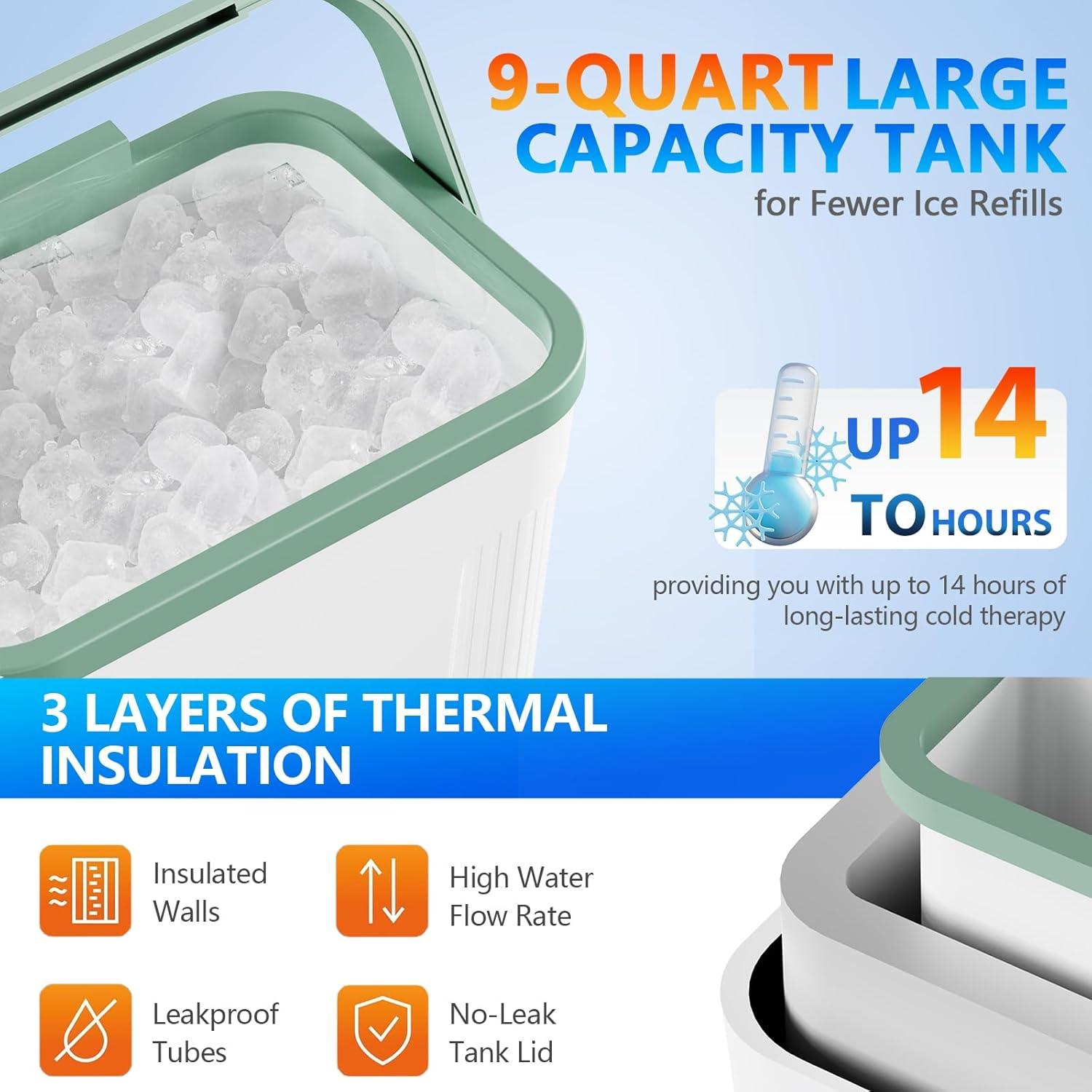 Máquina de Terapia Fría ICENURT con Temporizador 8.5L