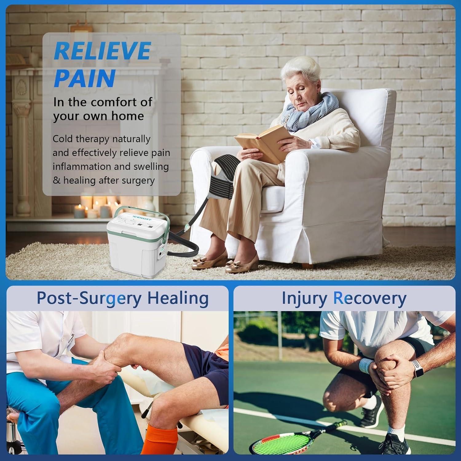 Máquina de Terapia Fría ICENURT con Temporizador 8.5L