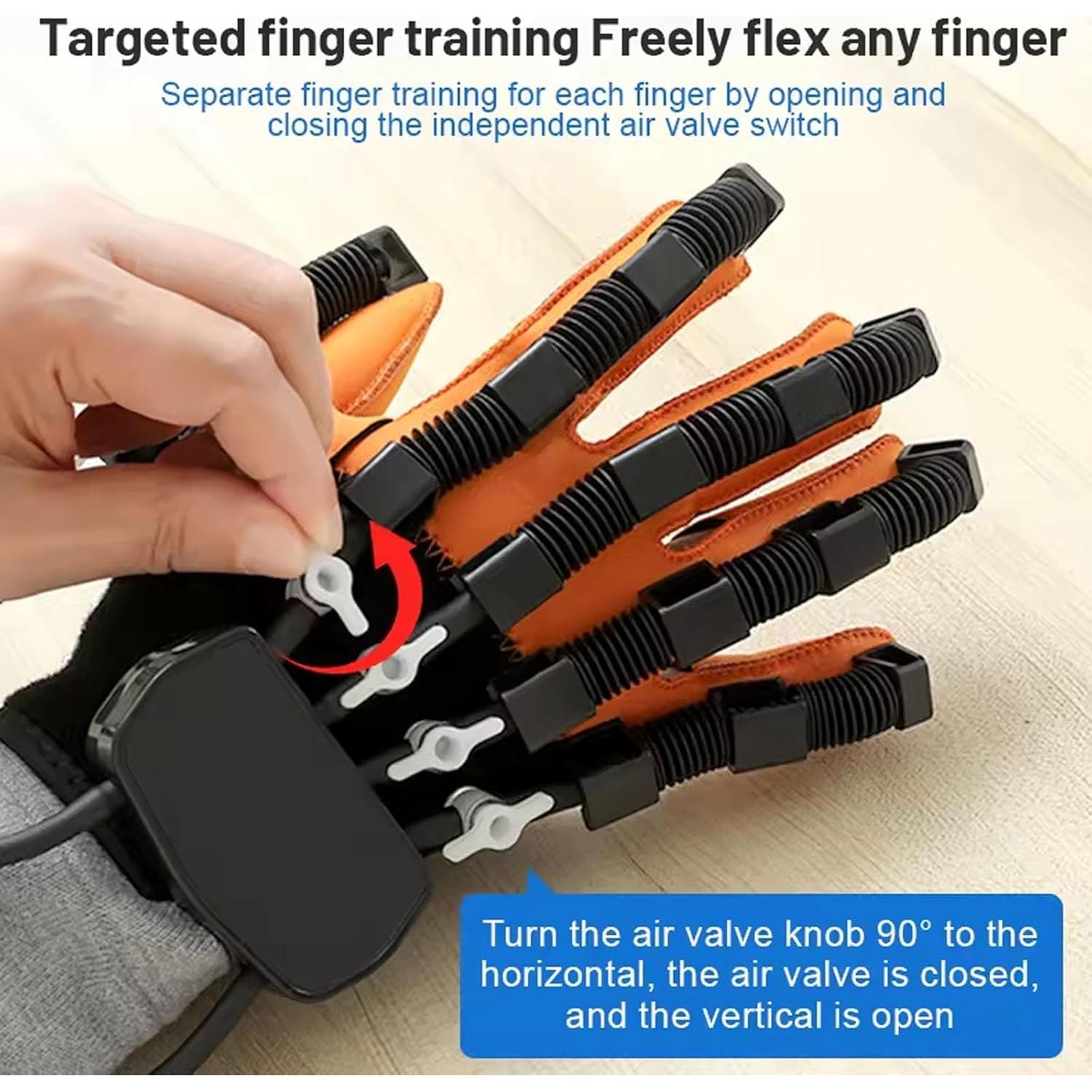 Guante Robótico DVK Rehabilitación Mano Derecha Ajustable