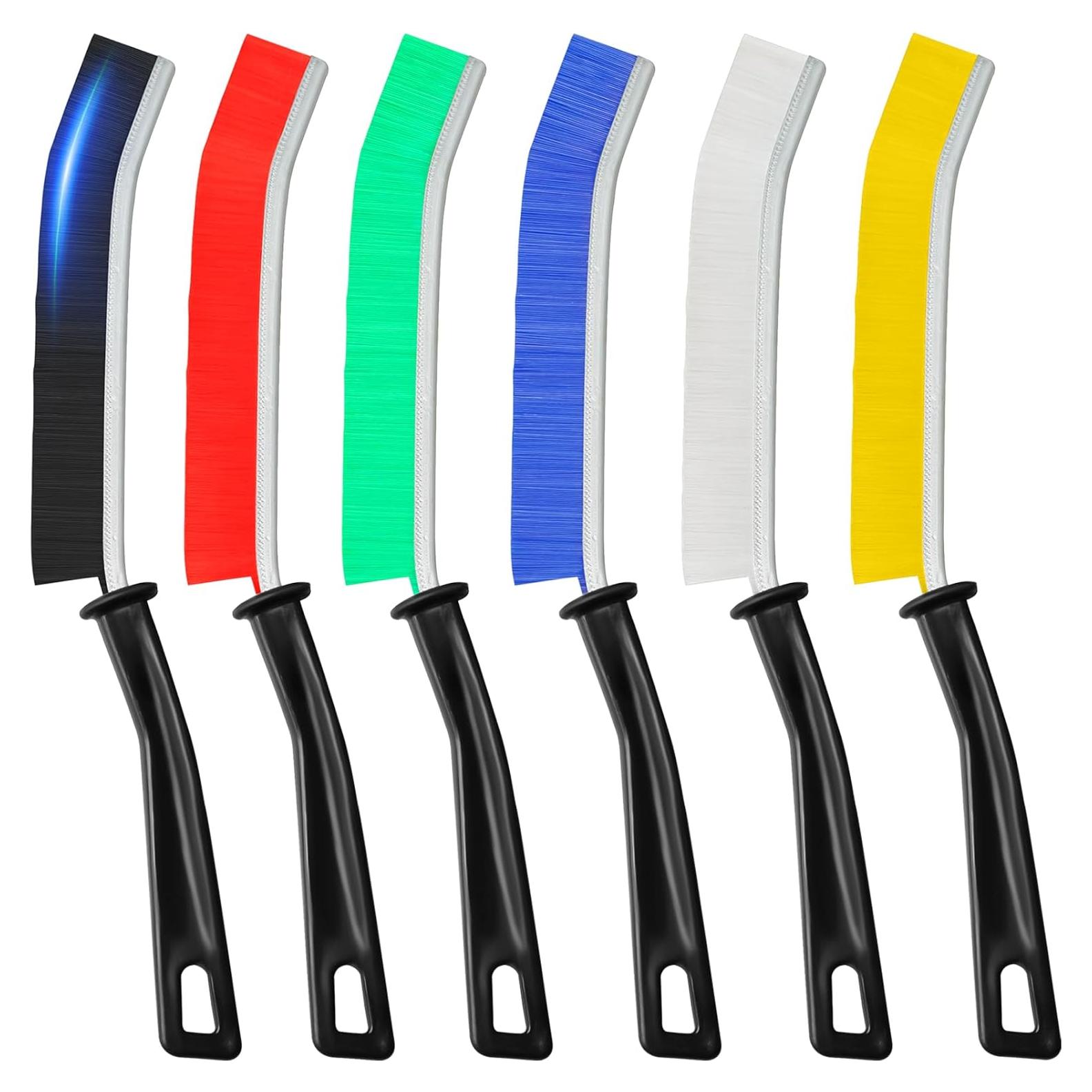 6 Pzs Cepillos de Limpieza de Ranuras KOSPRIE Coloridos