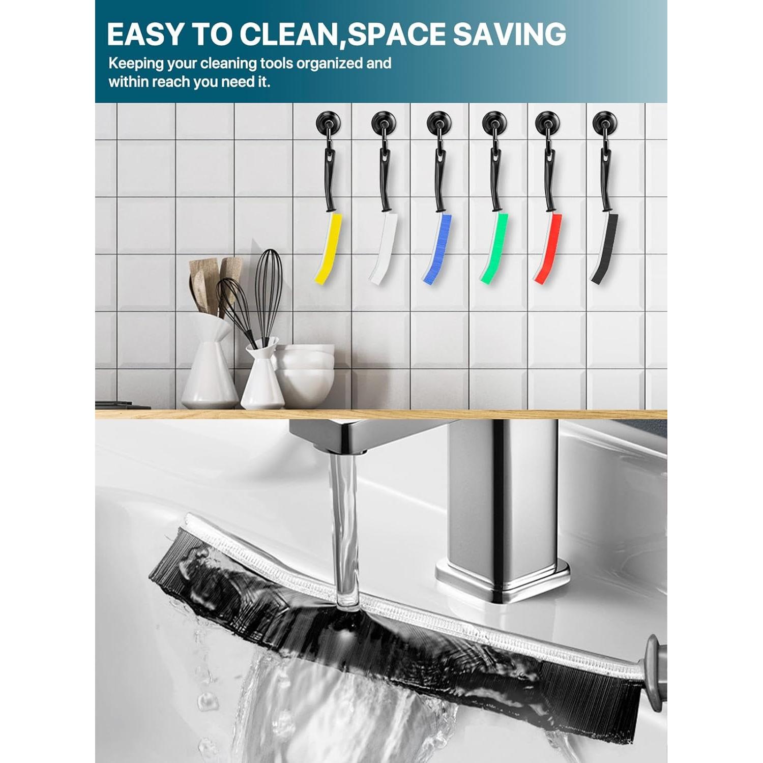 6 Pzs Cepillos de Limpieza de Ranuras KOSPRIE Coloridos