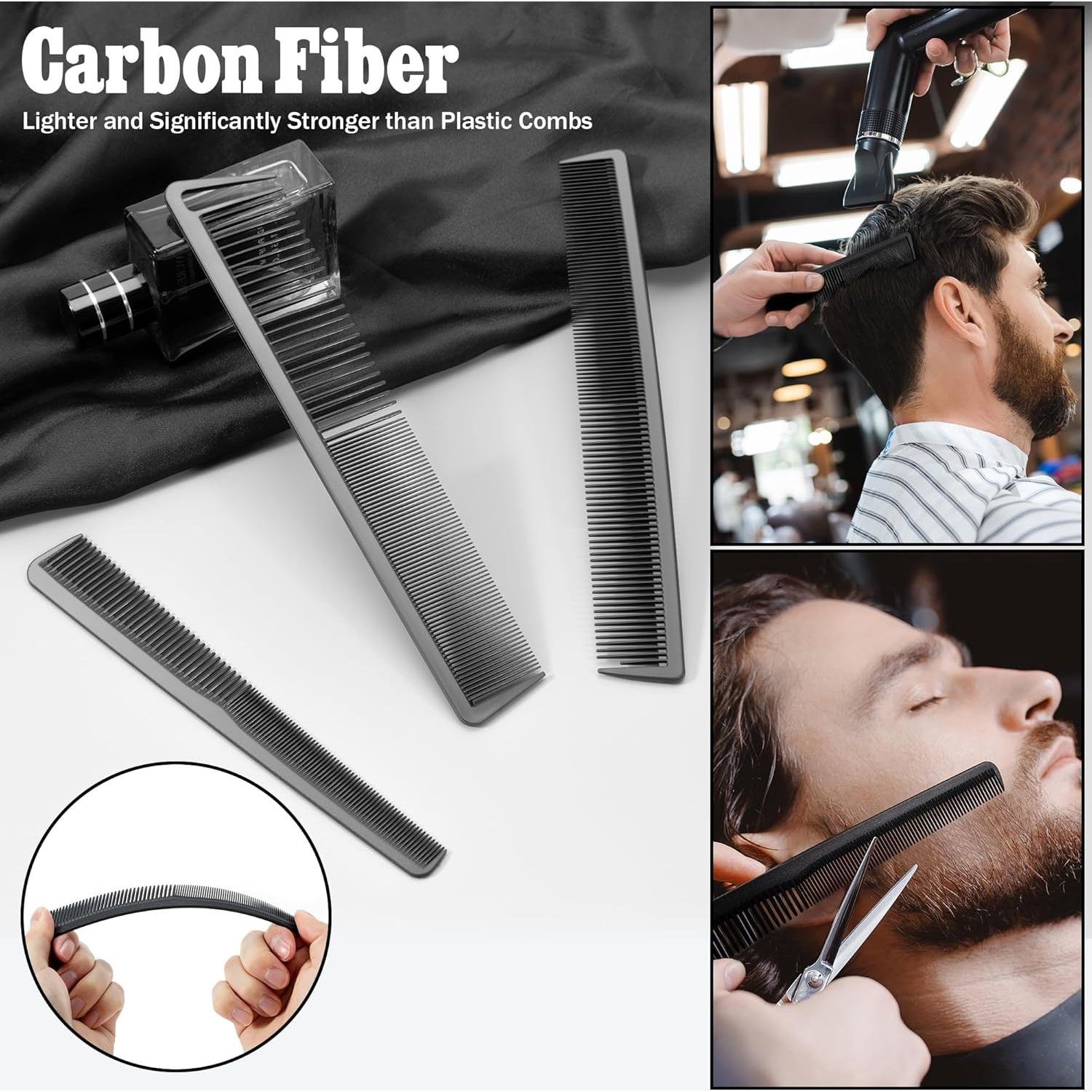 Set de 8 Peines SALONSILK para Hombres y Mujeres - Profesionales