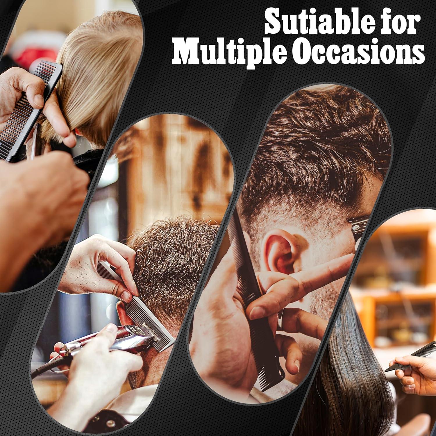 Set de 8 Peines SALONSILK para Hombres y Mujeres - Profesionales