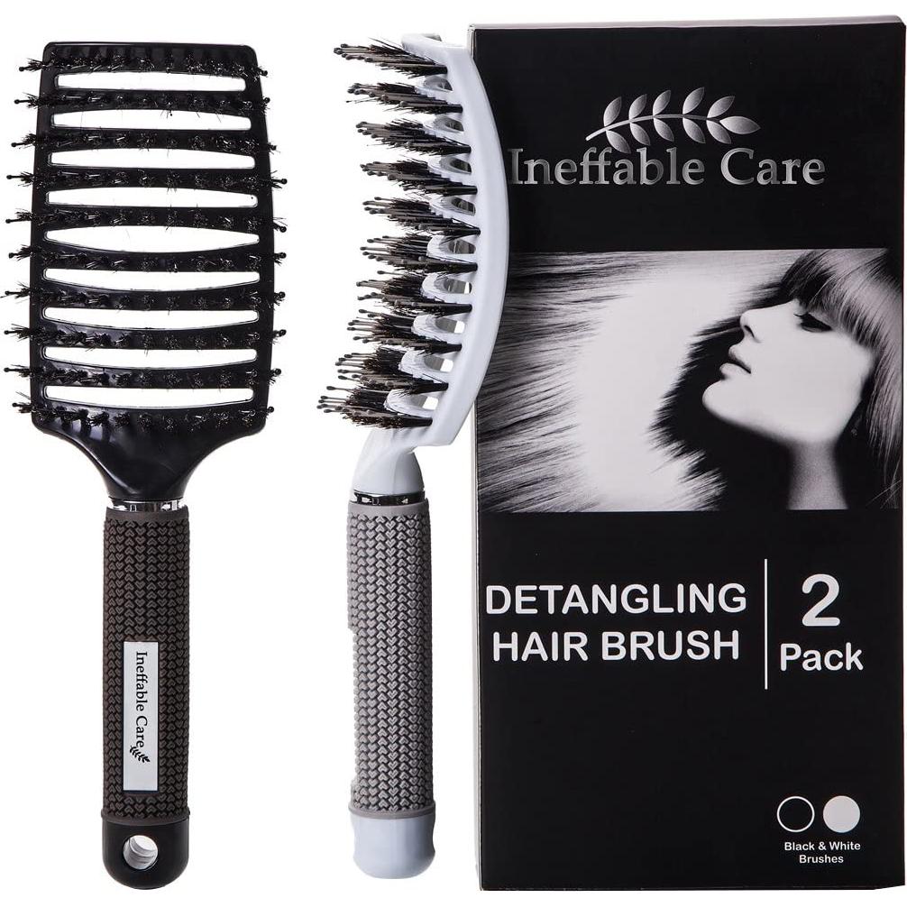 Juego de cepillos para el cabello Ineffable Care - Curvado y ventilado