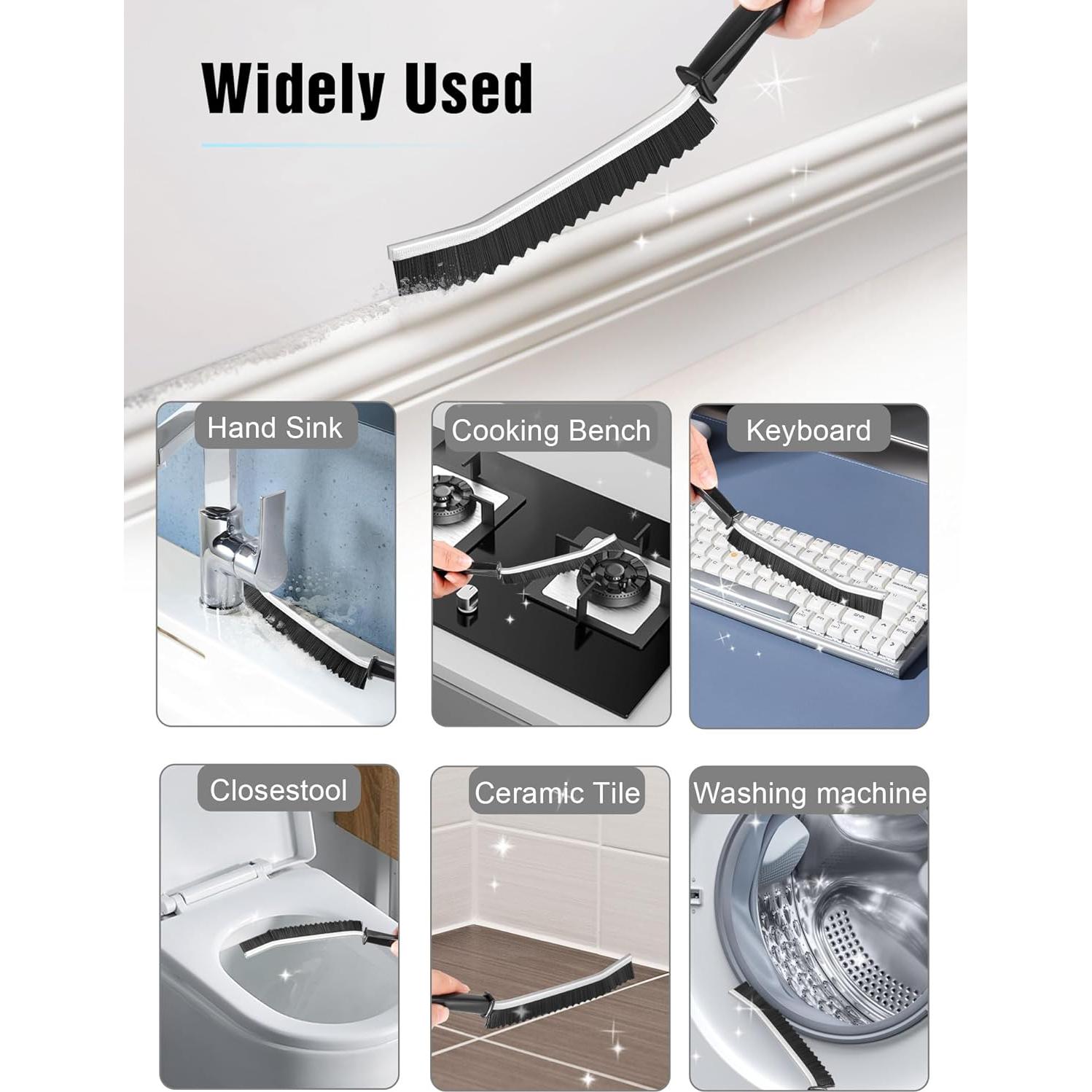 Paquete de 3 Cepillos de Limpieza Tinerray - Cerda Dura