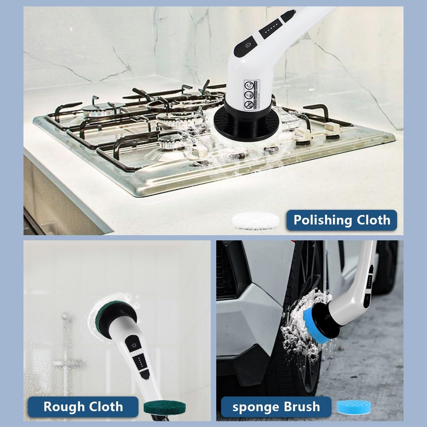 Cepillo Eléctrico Giratorio NEWONE 7 Cabezas 2 Velocidades