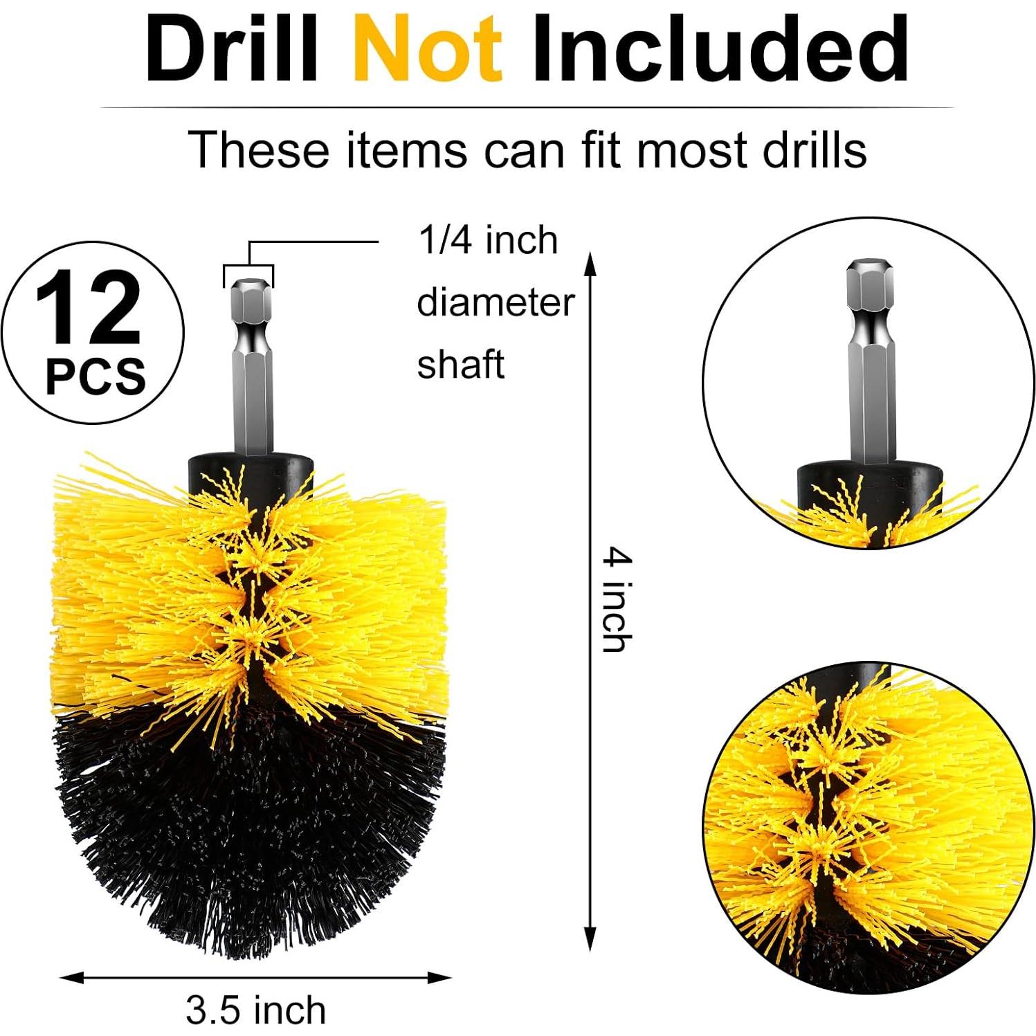 Juego de Cepillos de Limpieza para Taladro Remerry 12 Pcs