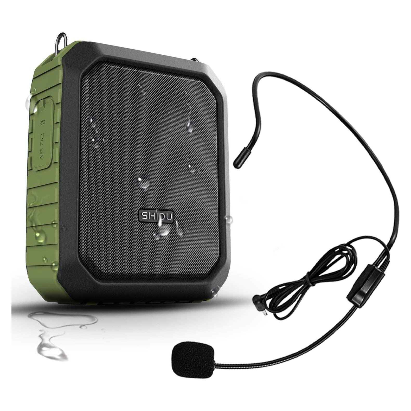 Amplificador de Voz Portátil SHIDU 18W con Micrófono