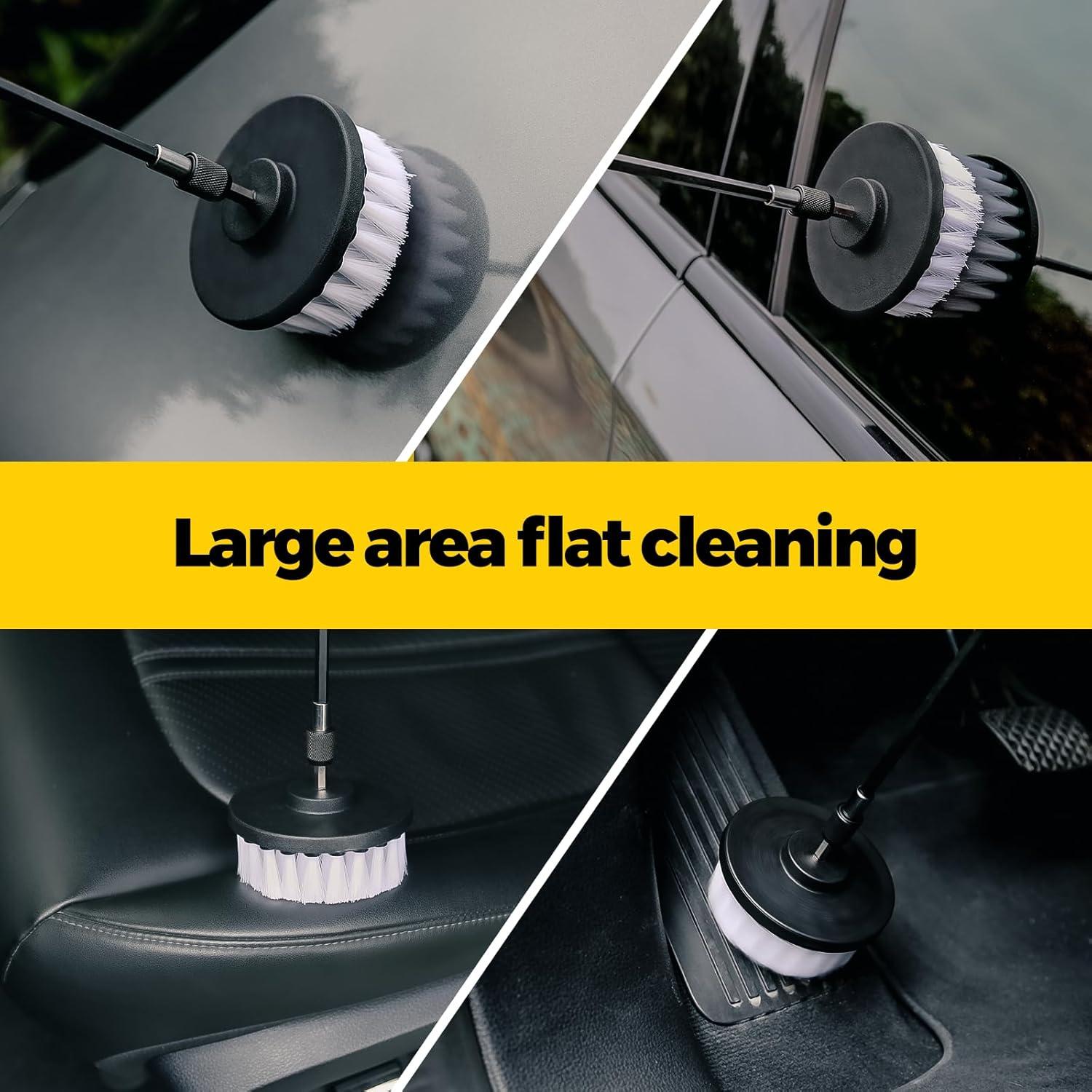 Holikme Kit de Cepillos para Taladro - 5 Accesorios de Limpieza